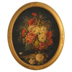Antique Floral Still Life Oil Painting, Signed, Circa 1920