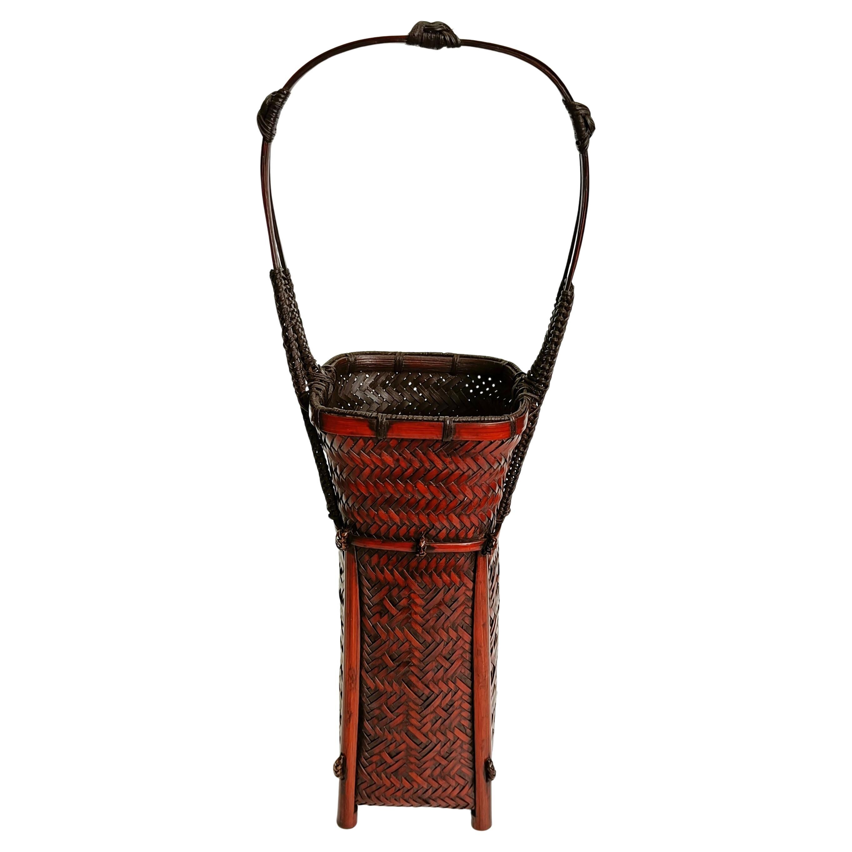Antique Flower basket Decorative Arts Interior design Asian Laos  中国古董 For Sale