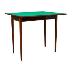 Antique Fold Over Card Table, English, Mahogany, Games, Occasional, Edwardian