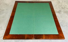 Antique Fold Over English Mahogany Card Table Circa 1910