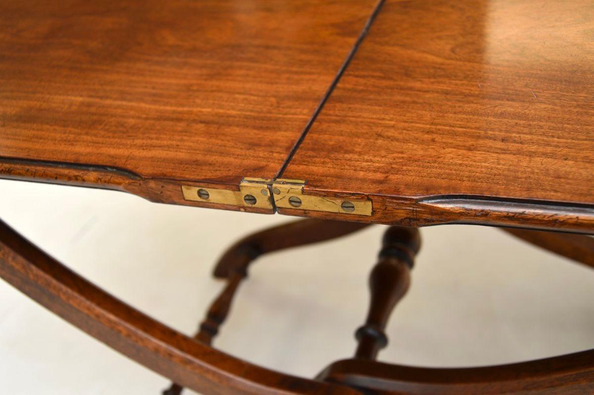 Antique Folding Campaign Coffee Table 1