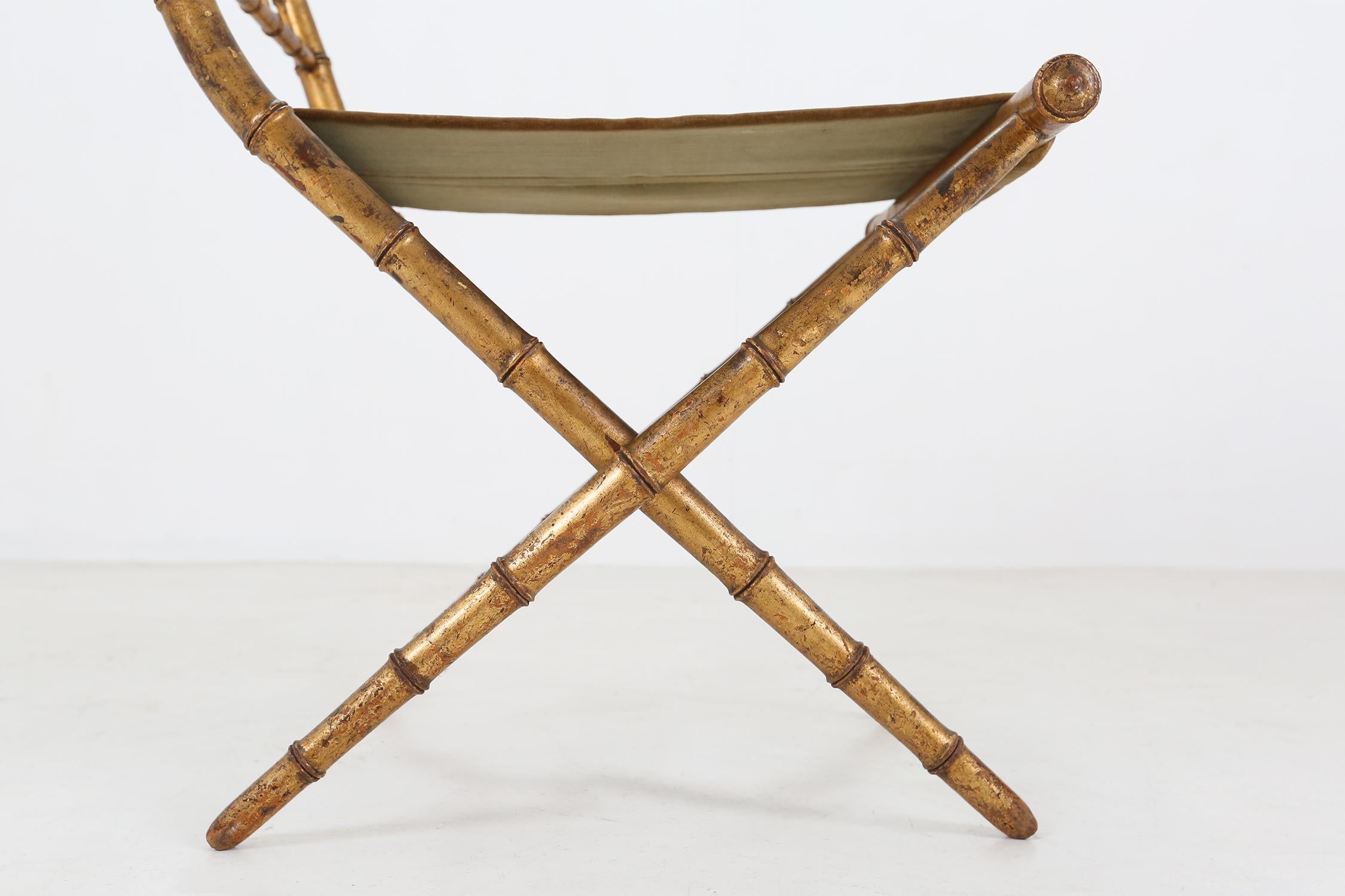 Chaise pliante ancienne 1850 en vente 1