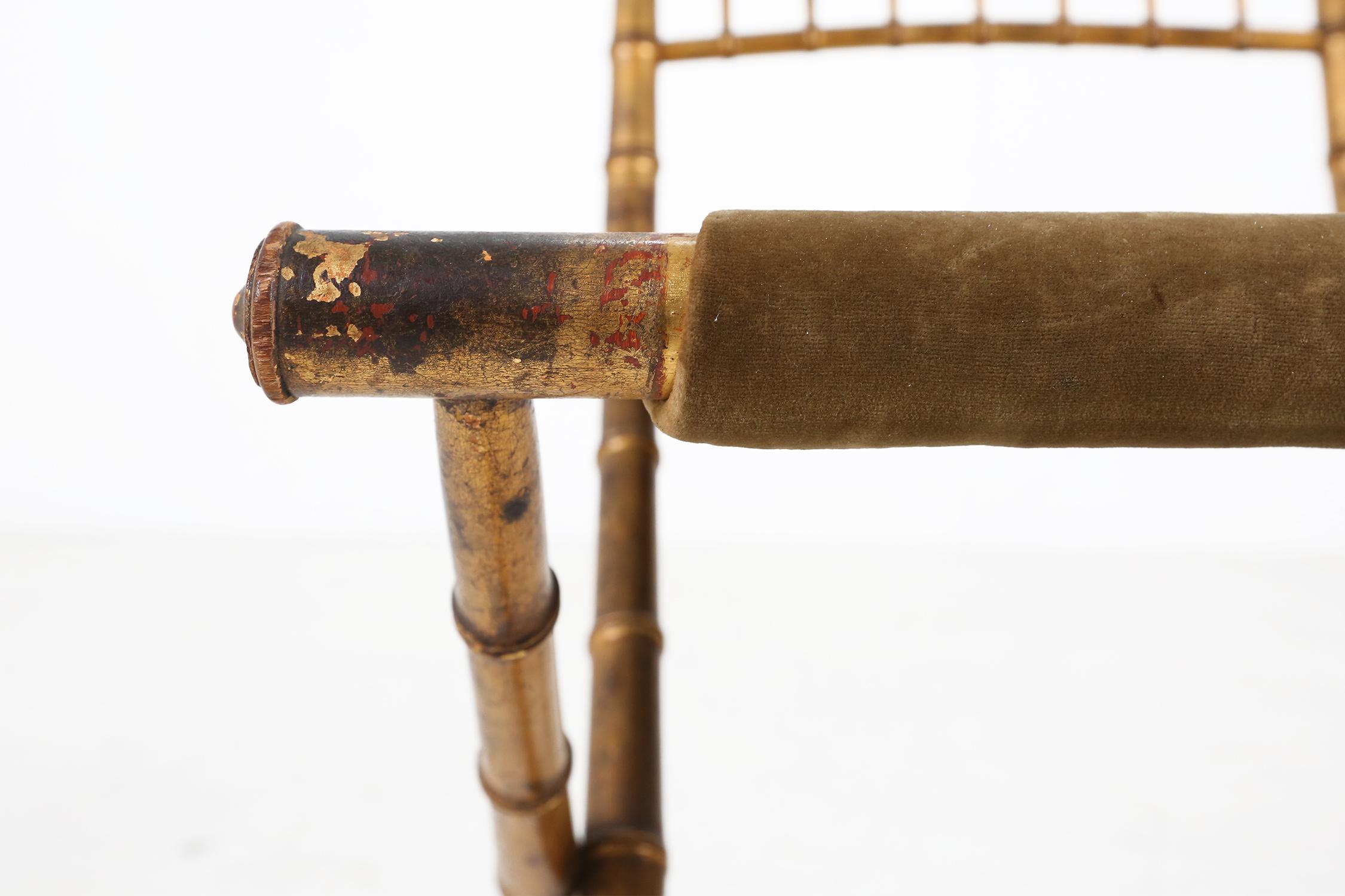 Chaise pliante ancienne 1850 en vente 2