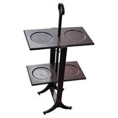 Antique Folding Dessert Stand / Side Table