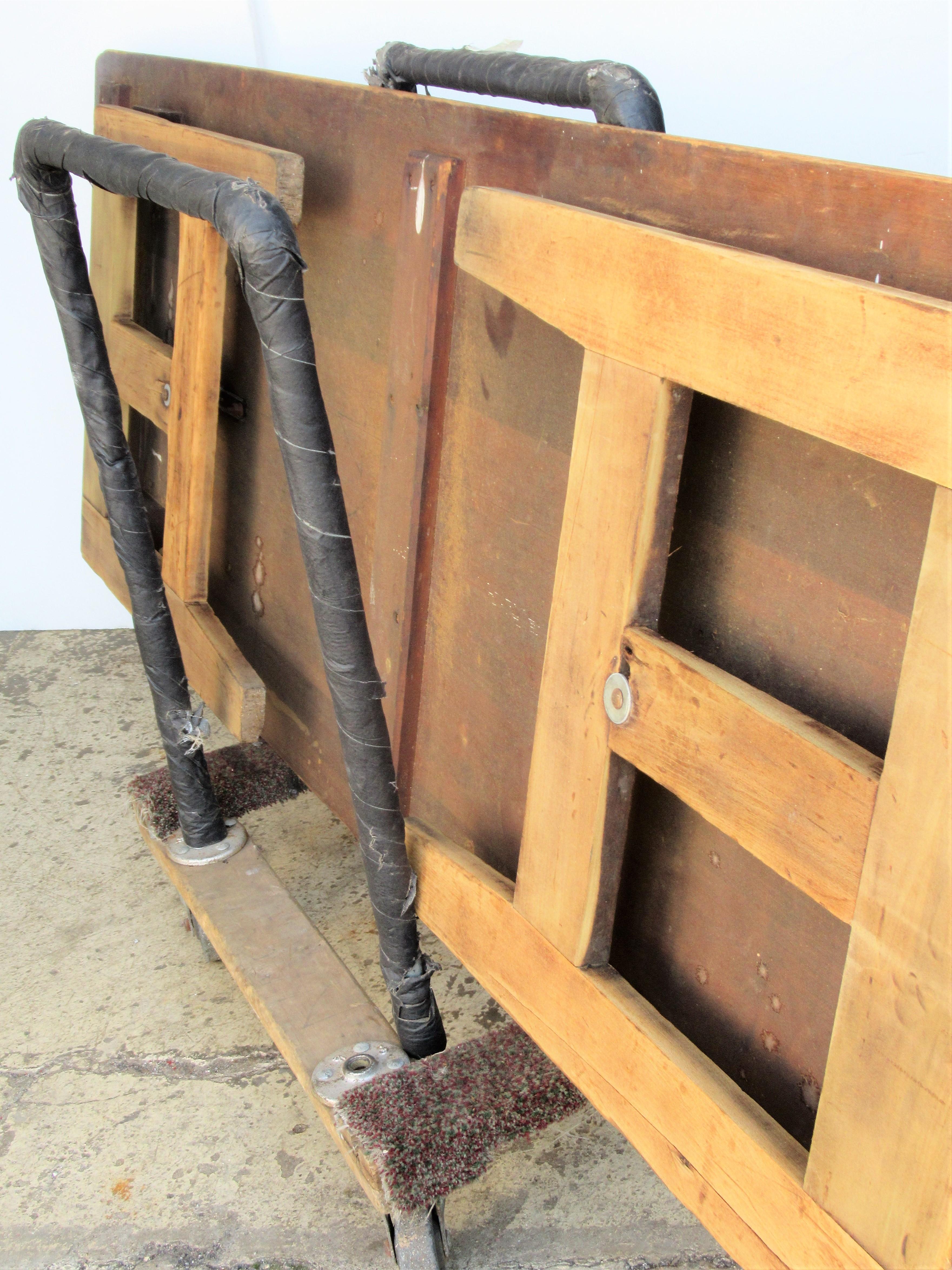 Antique Folding Farm Banquet Table 2