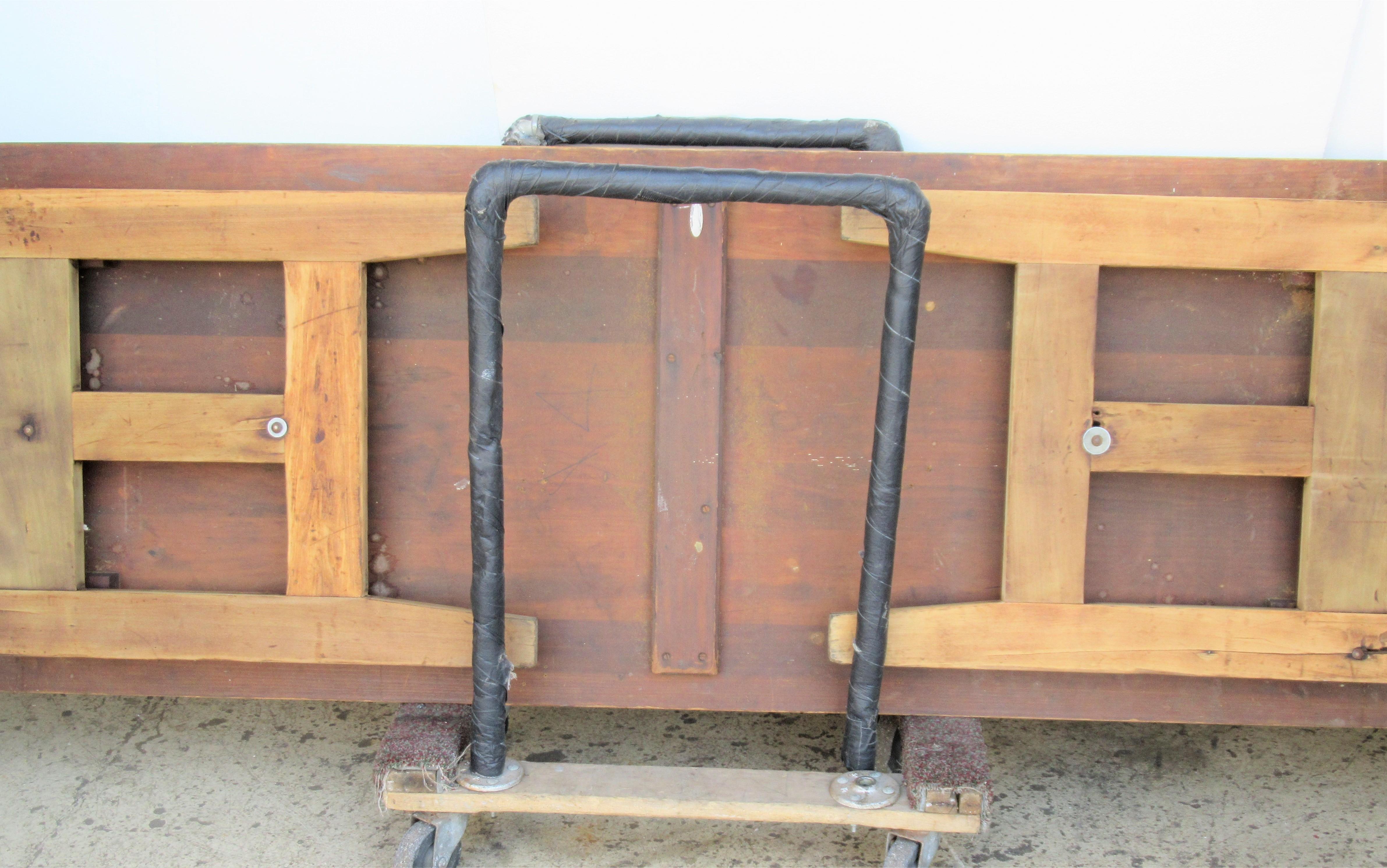 Antique Folding Farm Banquet Table 3