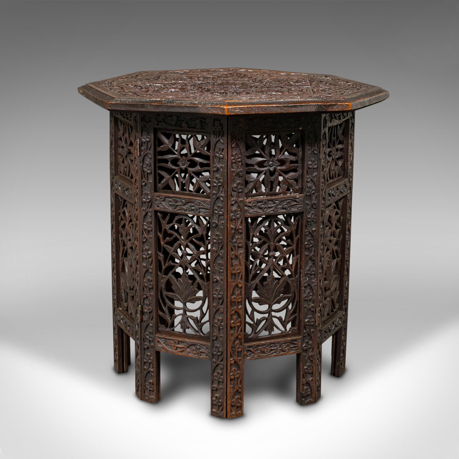 antique table with folding sides