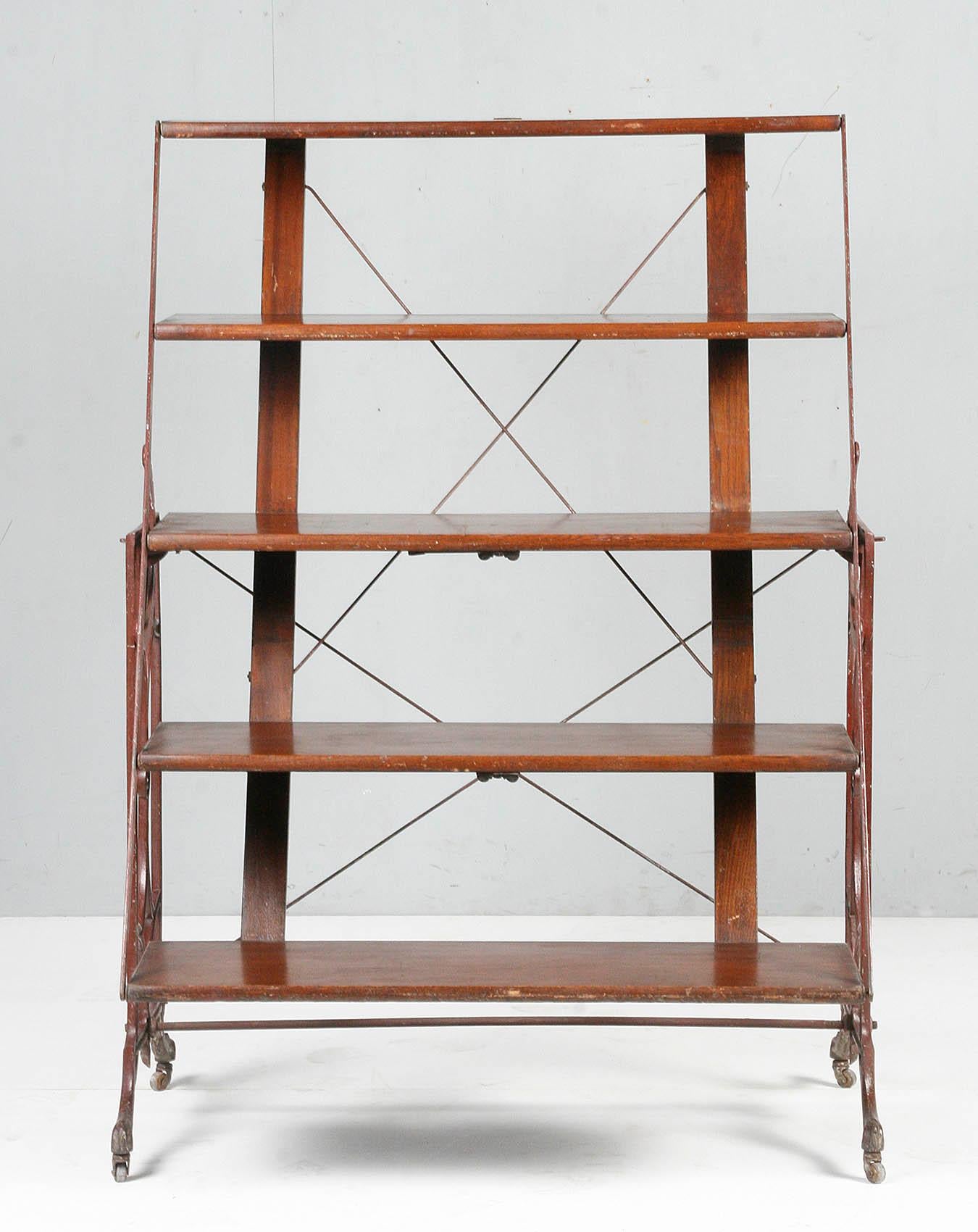 Antique Folding Shelf / Table, Boeckh Brothers, Canada 2