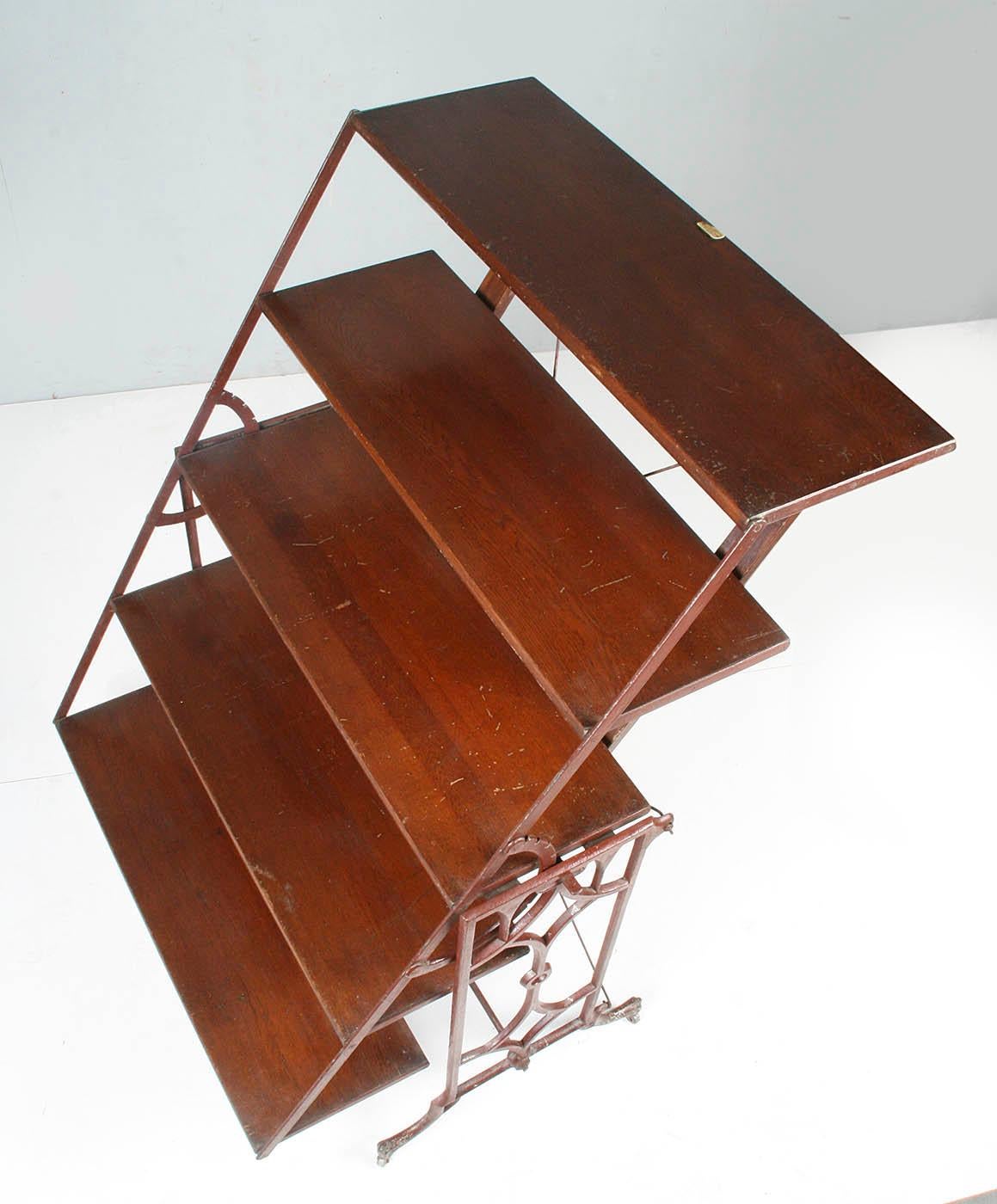 Antique Folding Shelf / Table, Boeckh Brothers, Canada 5