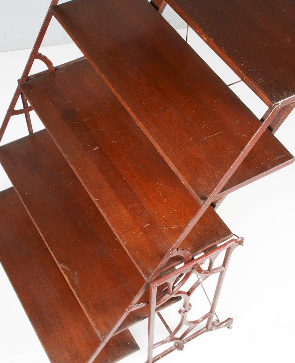 Antique Folding Shelf / Table, Boeckh Brothers, Canada 6
