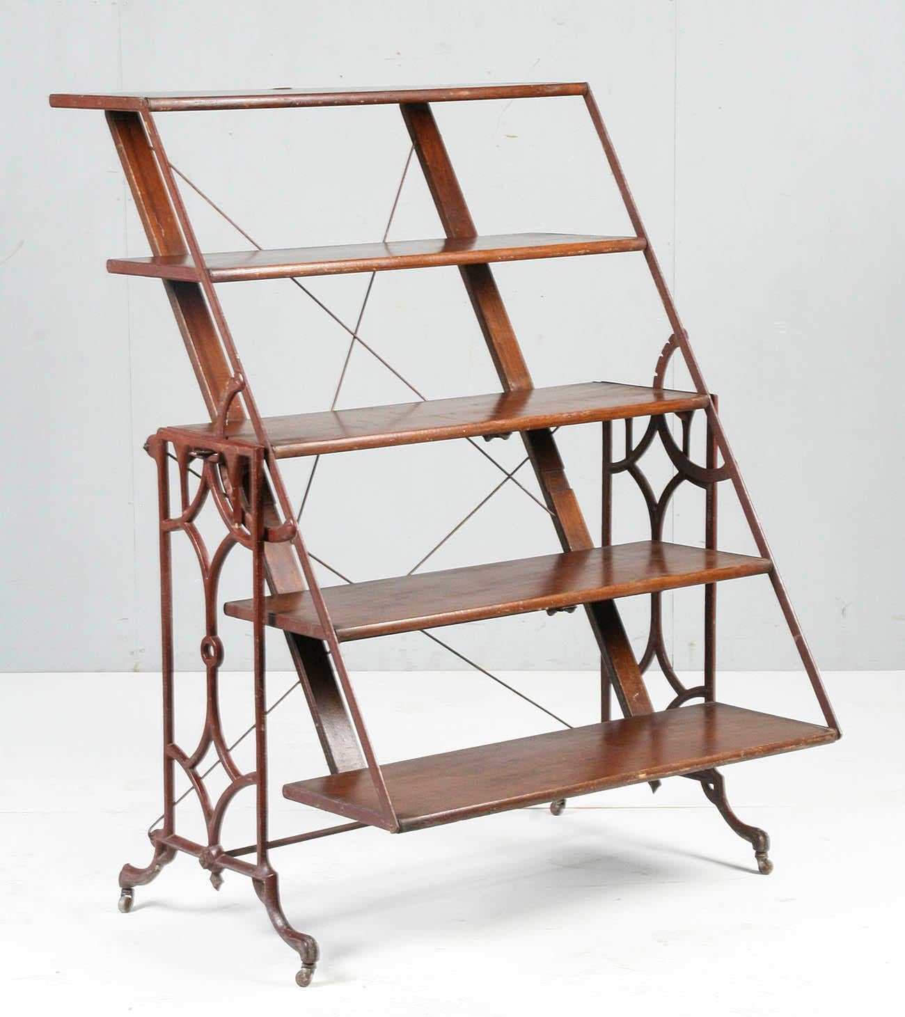 Antique Folding Shelf / Table, Boeckh Brothers, Canada 8