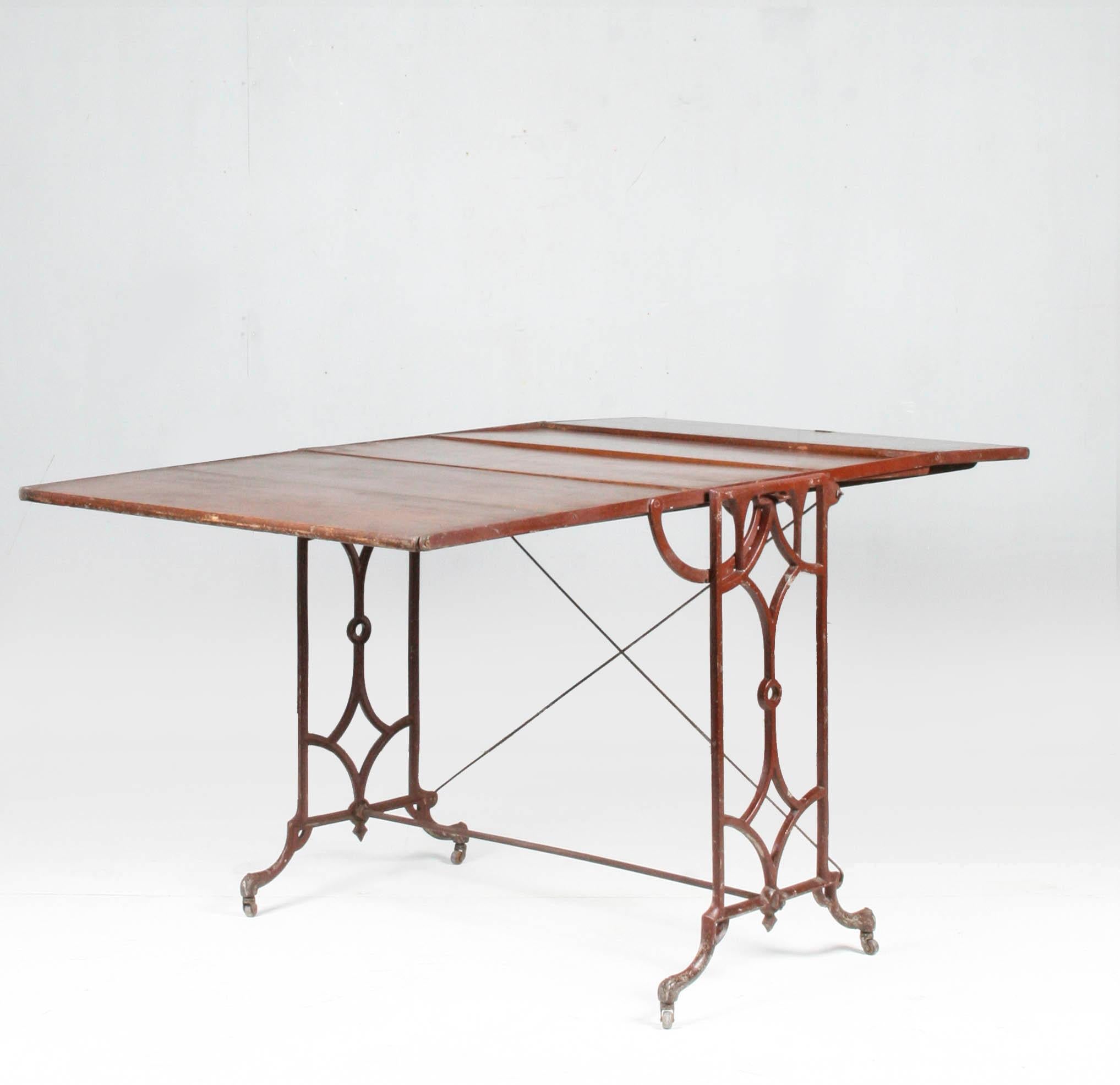 Canadian Antique Folding Shelf / Table, Boeckh Brothers, Canada