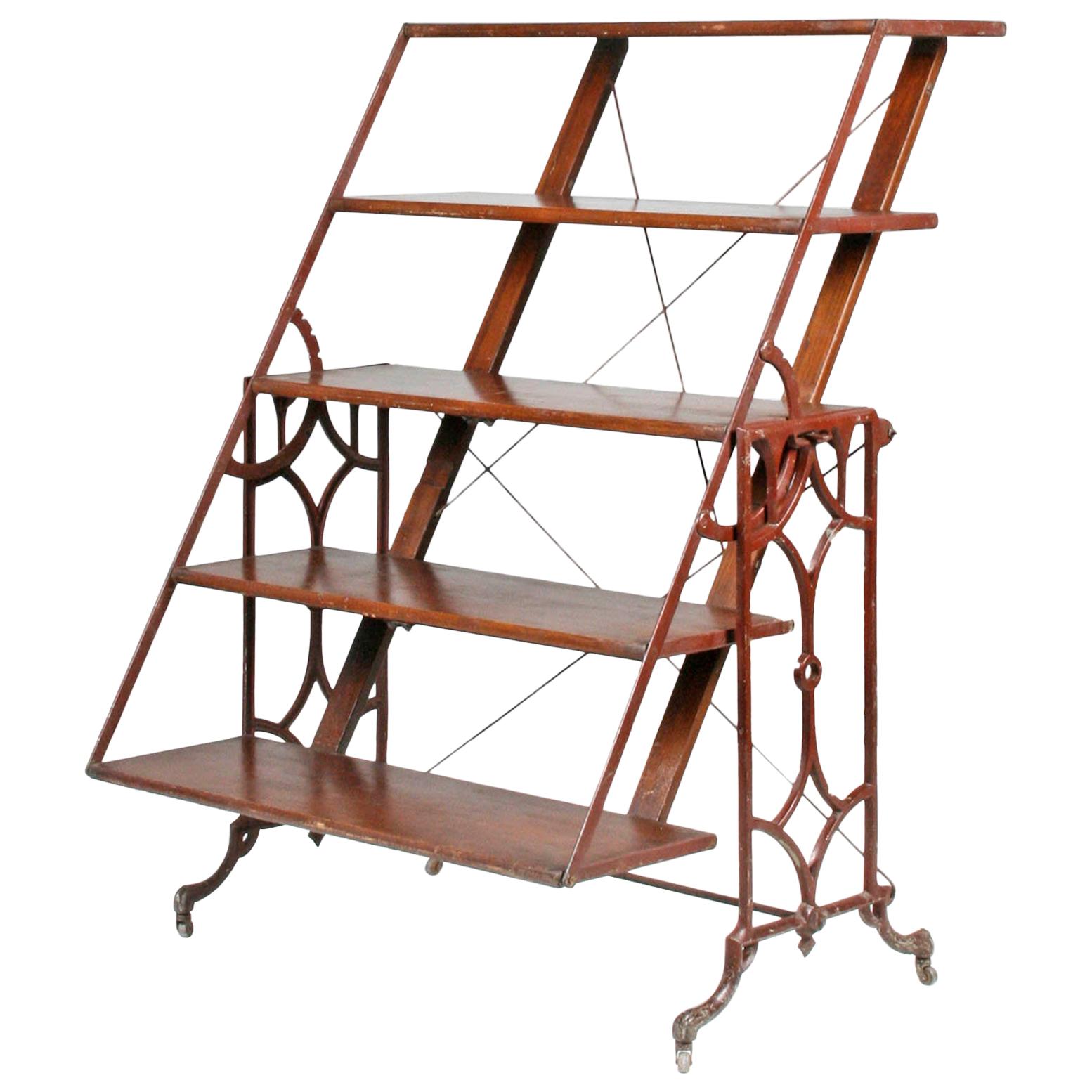 Antique Folding Shelf / Table, Boeckh Brothers, Canada