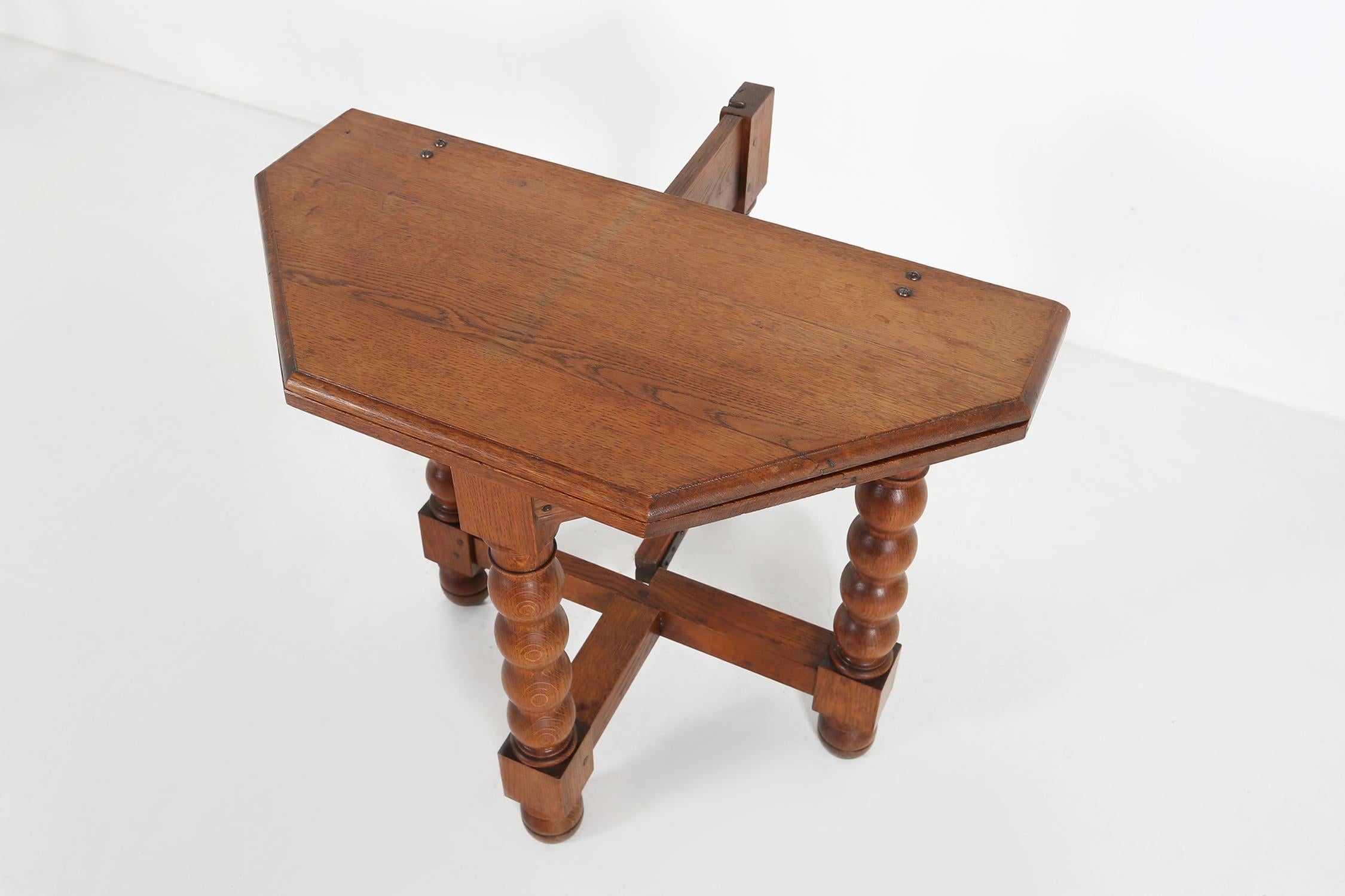 Romantic Antique Folding Table, Ca.1850 For Sale