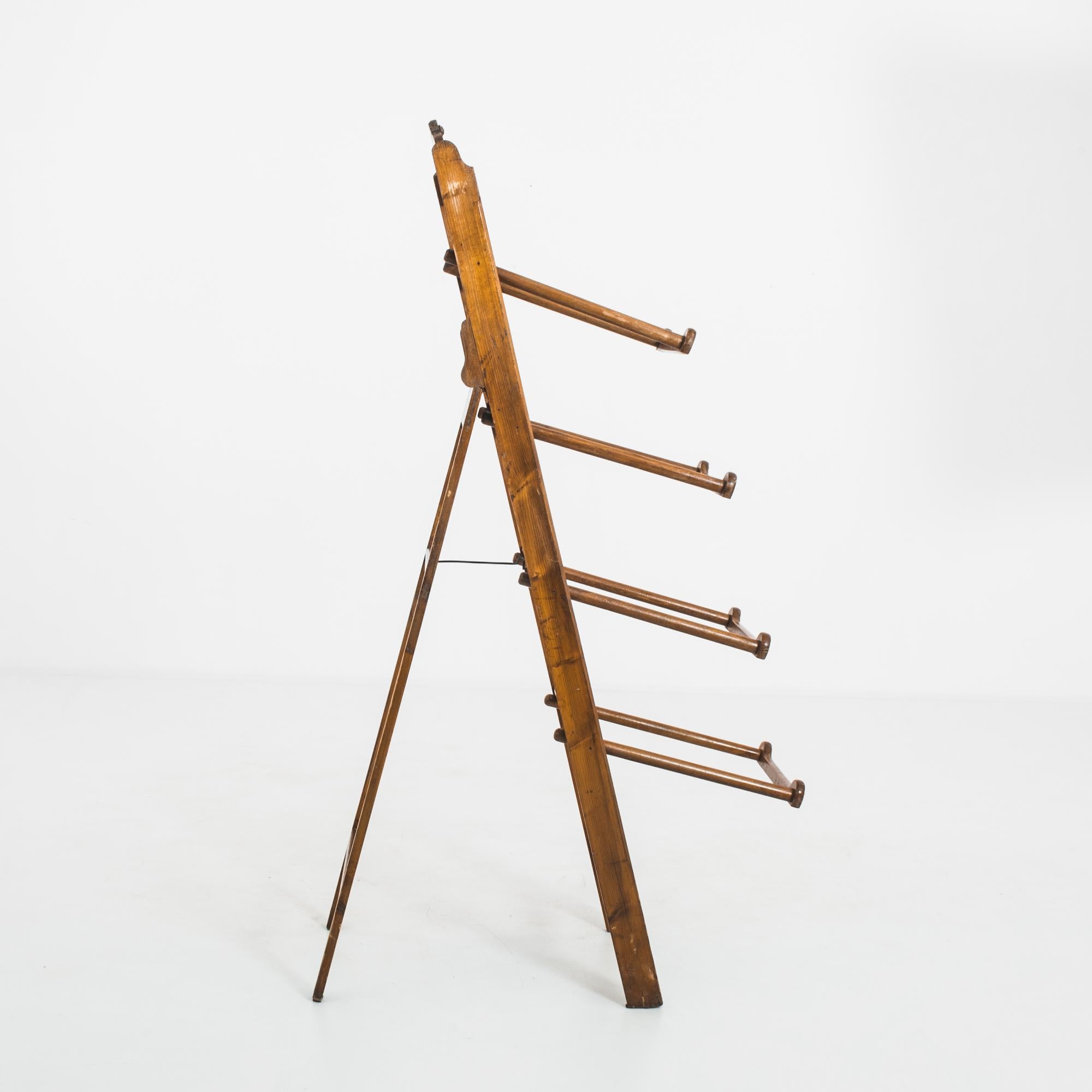 Antique Folding Wooden Quilt Rack at 1stDibs | folding quilt rack