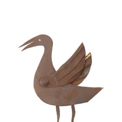 Antique Folk Art Geese Sconce