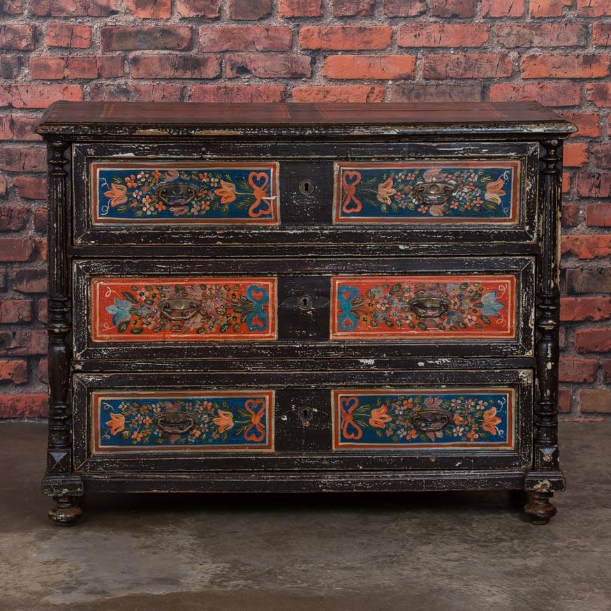 painted rosewood chest new world