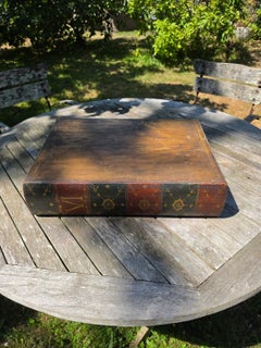 Antique Folk Art Painted Pine Will, Bible or Deed Box Georgian England 1830