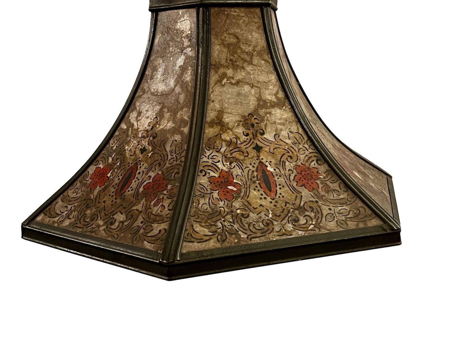 antique cast iron floor lamp