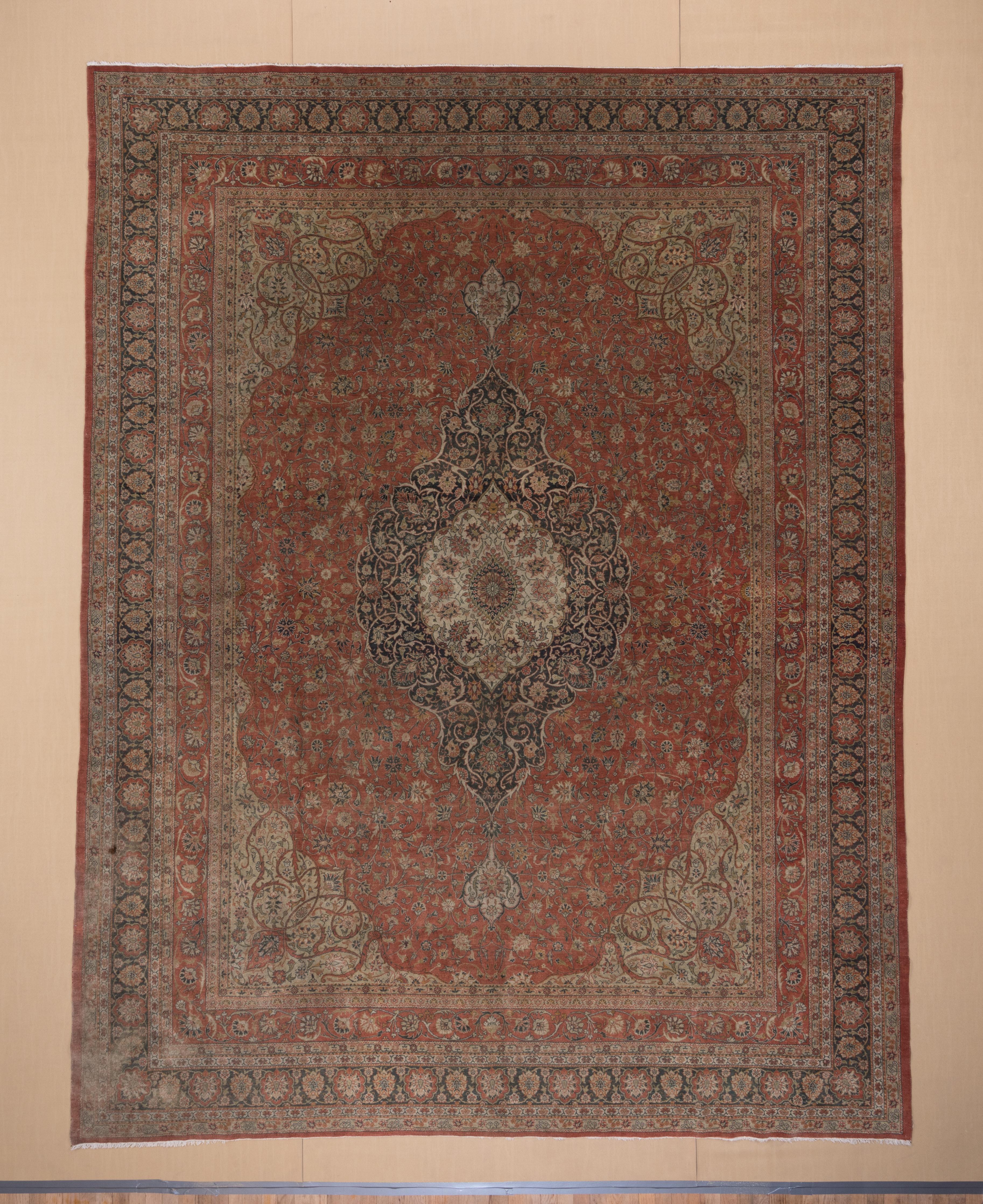 Antique Formal Sivas Carpet, circa 1930s For Sale 2