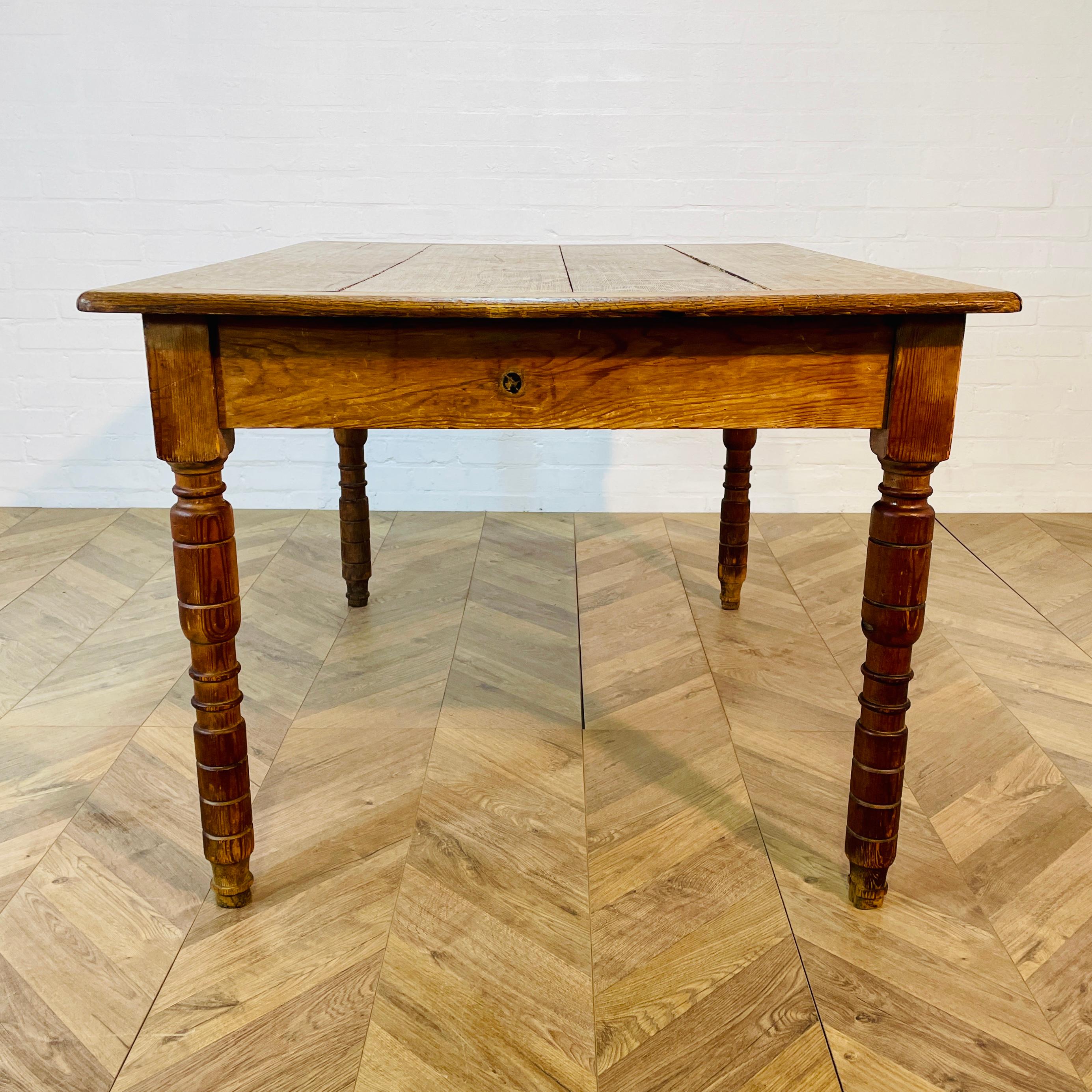 Antique, Former Swedish Monastery Refectory Table, 19th Century 5