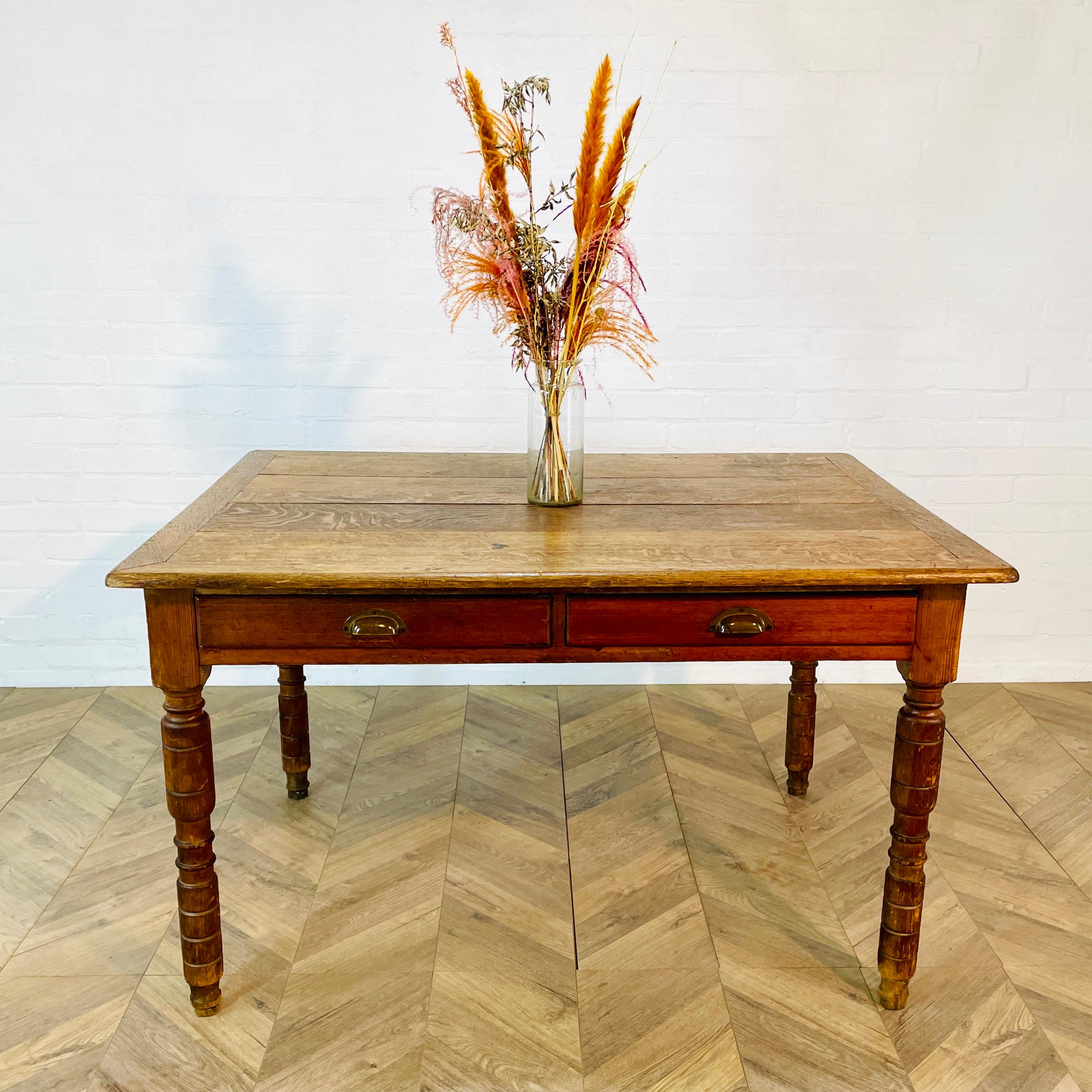 Antique, Former Swedish Monastery Refectory Table, 19th Century 10