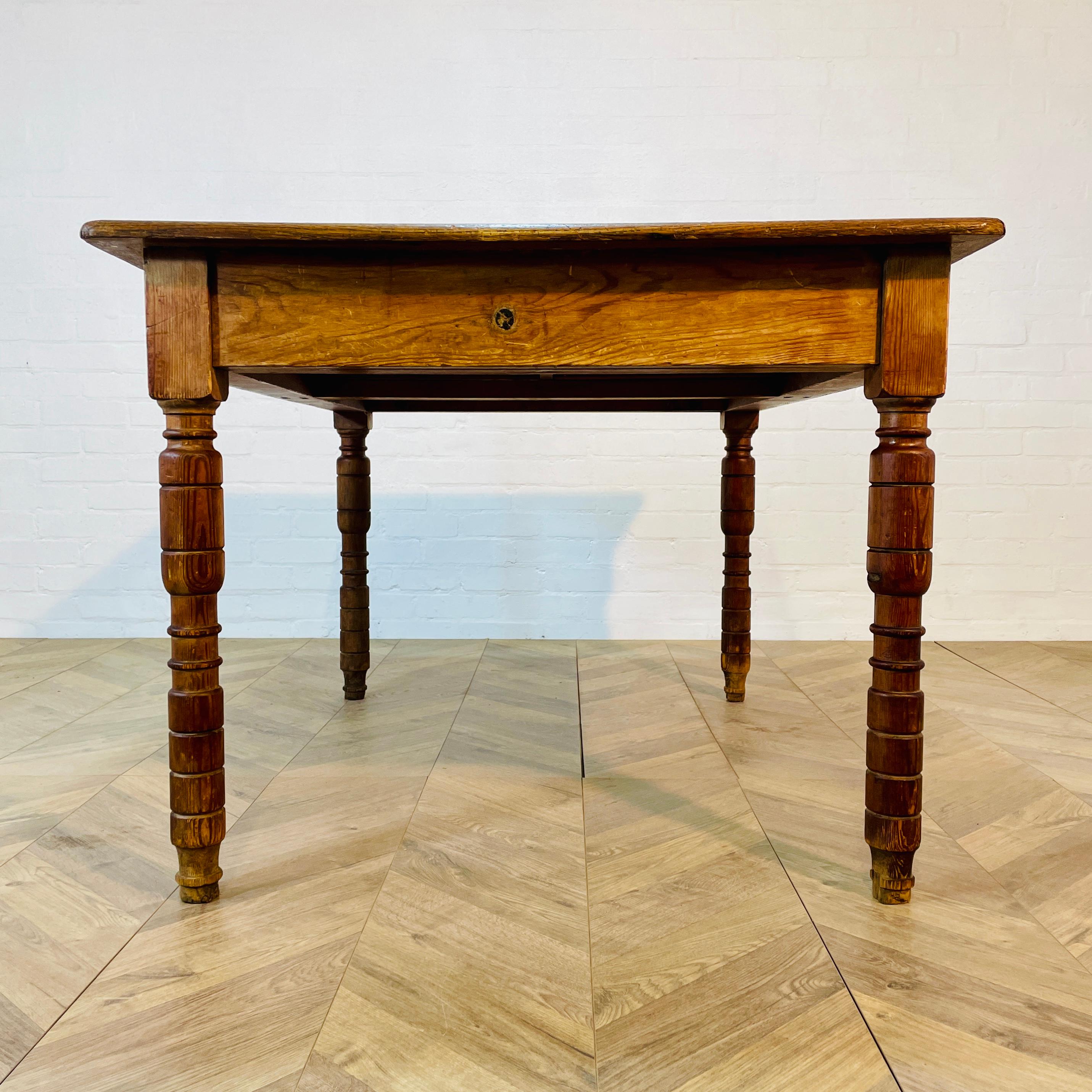 Antique, Former Swedish Monastery Refectory Table, 19th Century 11