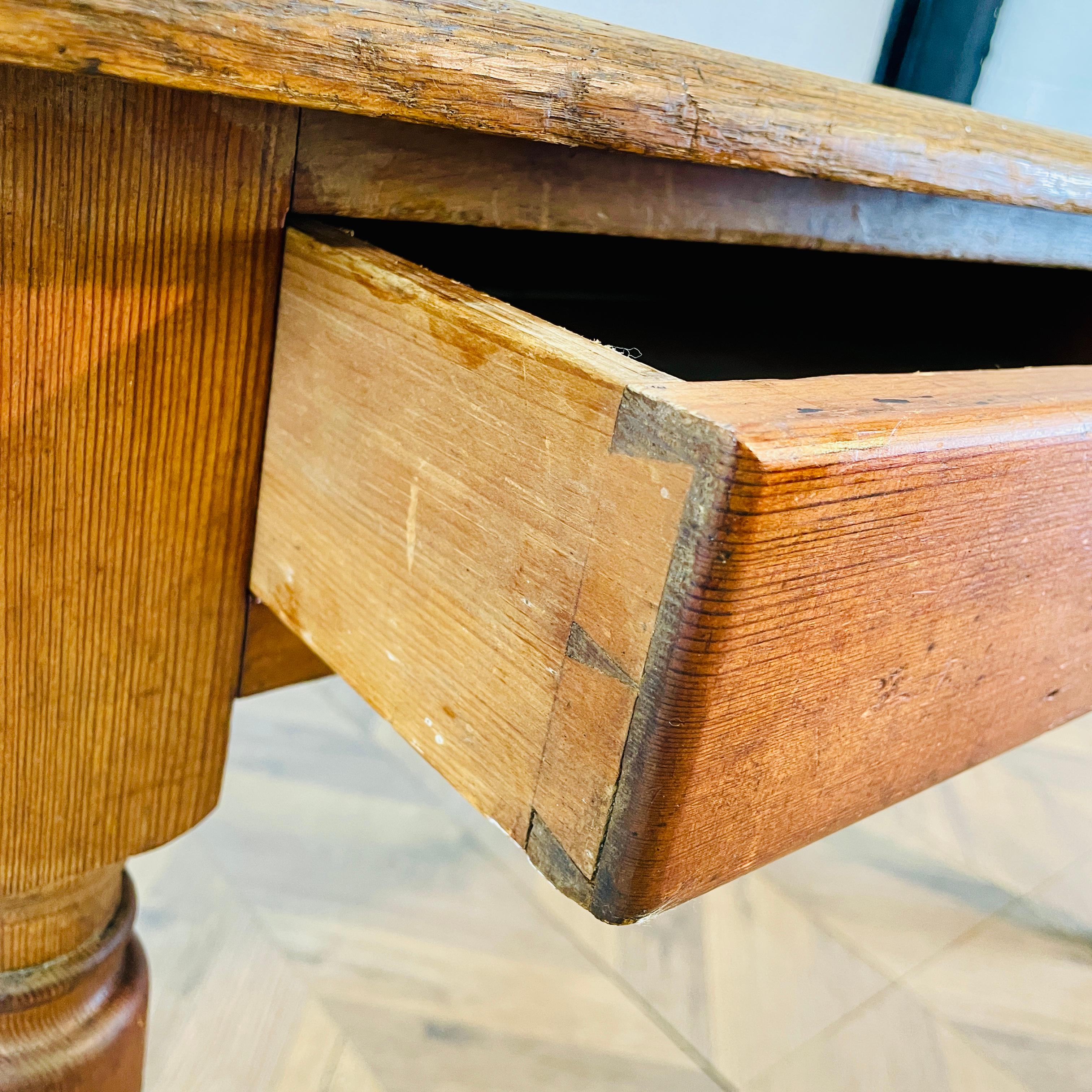 Antique, Former Swedish Monastery Refectory Table, 19th Century 13