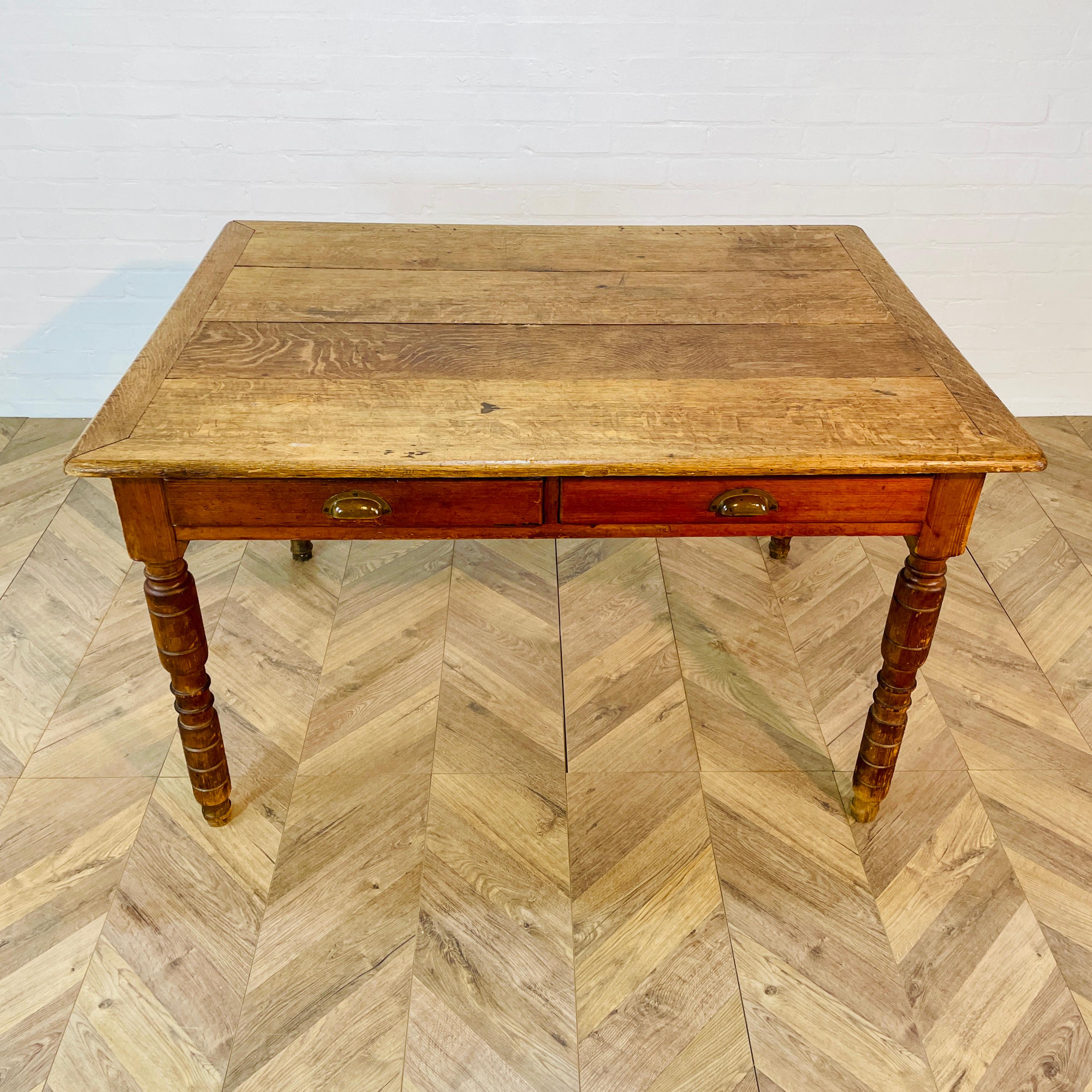 Mid-19th Century Antique, Former Swedish Monastery Refectory Table, 19th Century