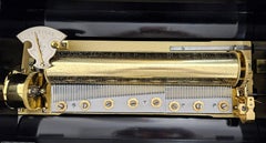 Antique Forte Piano Cylinder Music Box by Ami Rivenc, Geneva, c. 1890