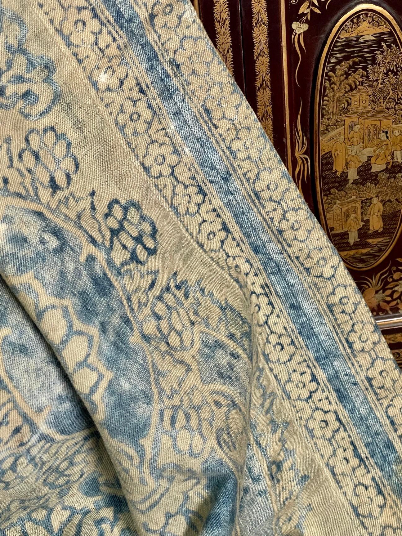 Antikes Fortuny-Wandtextil im Nicolo-Design im Zustand „Gut“ im Angebot in Canterbury, GB