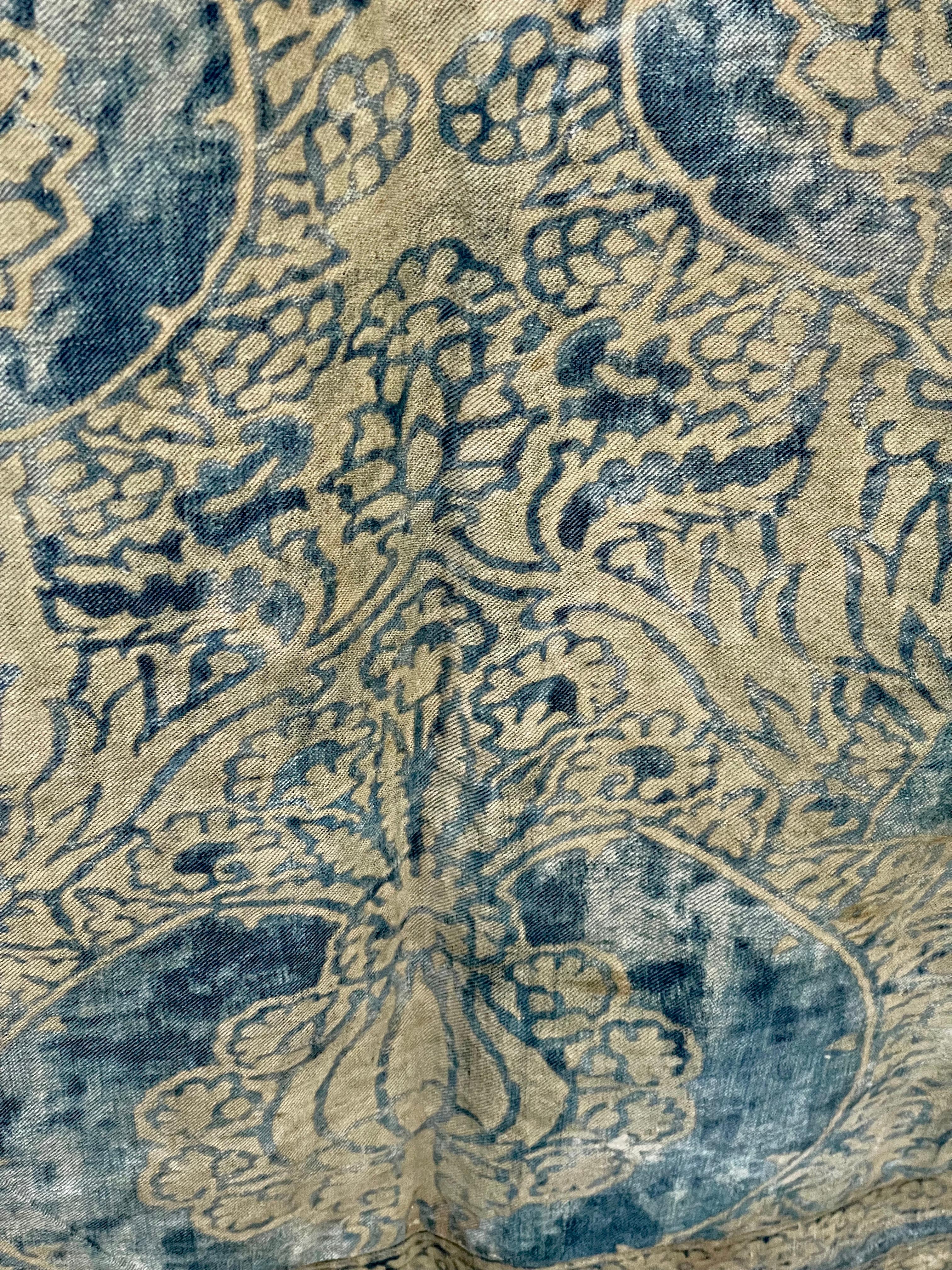 Antikes Fortuny-Wandtextil im Nicolo-Design (Italienisch) im Angebot