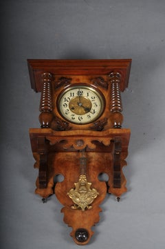 Antique found time wall clock/regulator from around 1880