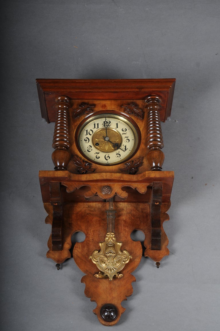Antique found time wall clock/regulator from around 1880 For Sale