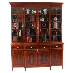 Libreria antica a quattro ante di Edward & Roberts del XIX secolo