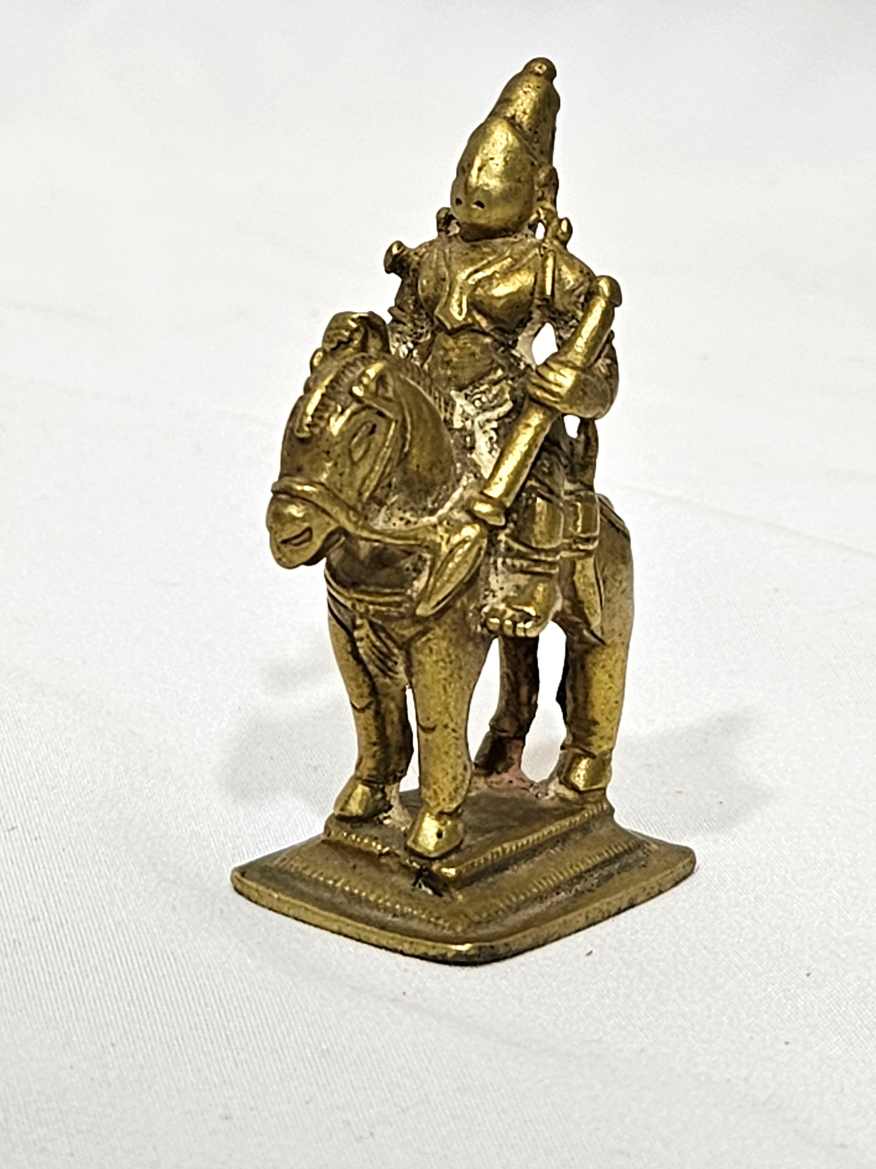 Antiche quattro figure indiane in bronzo in vendita 3