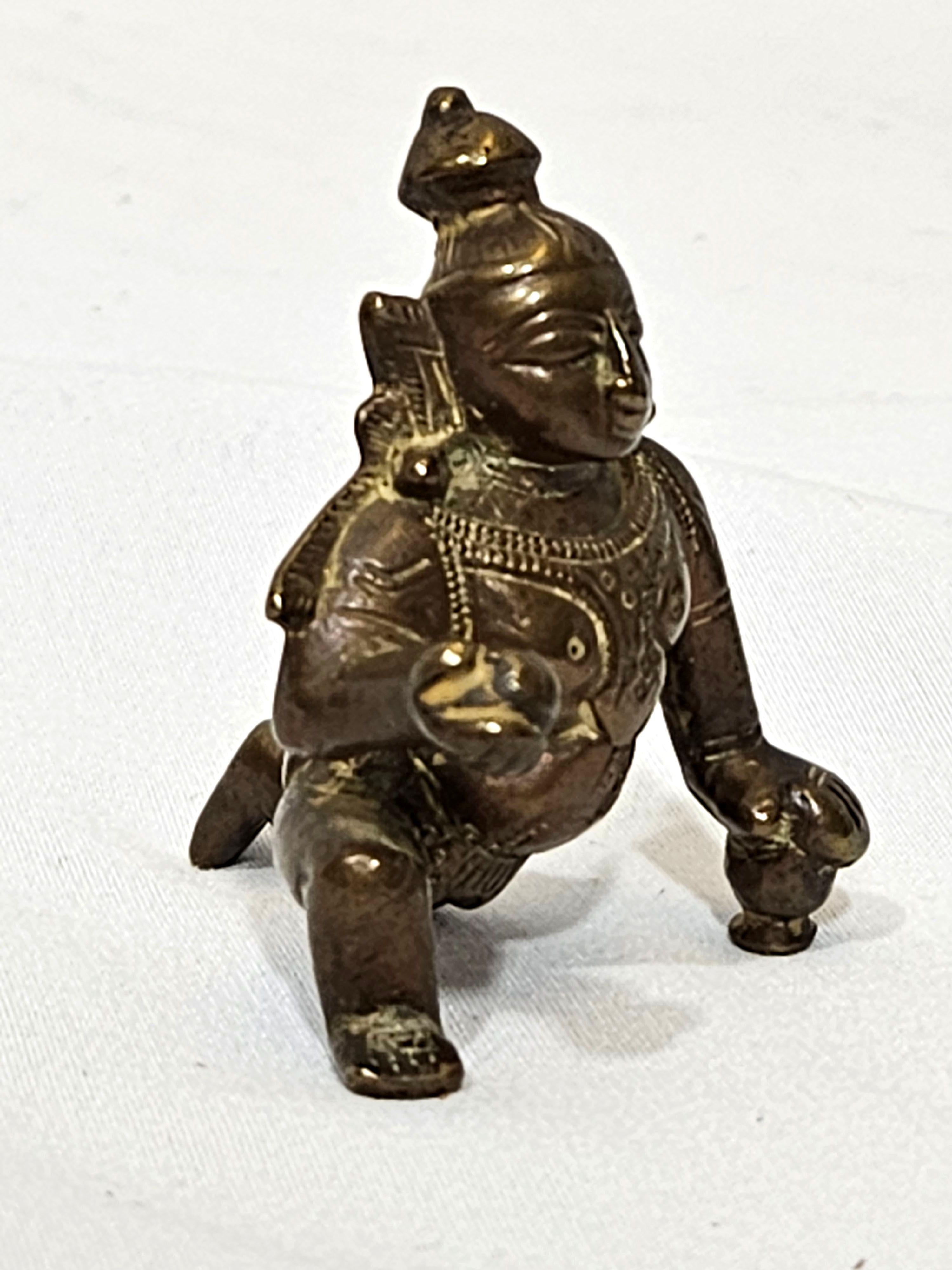 Bronzo Antiche quattro figure indiane in bronzo in vendita