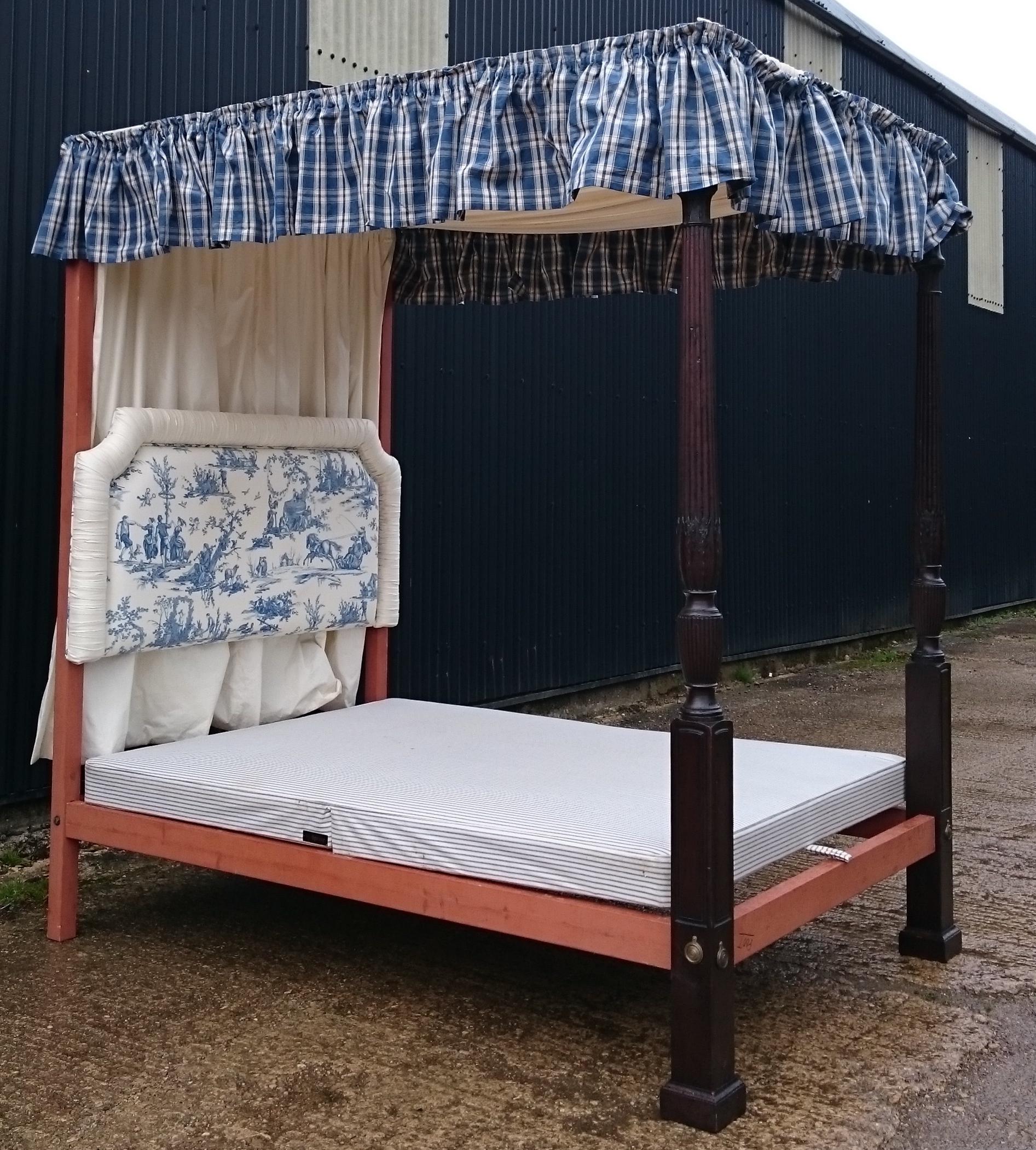 vintage four poster bed