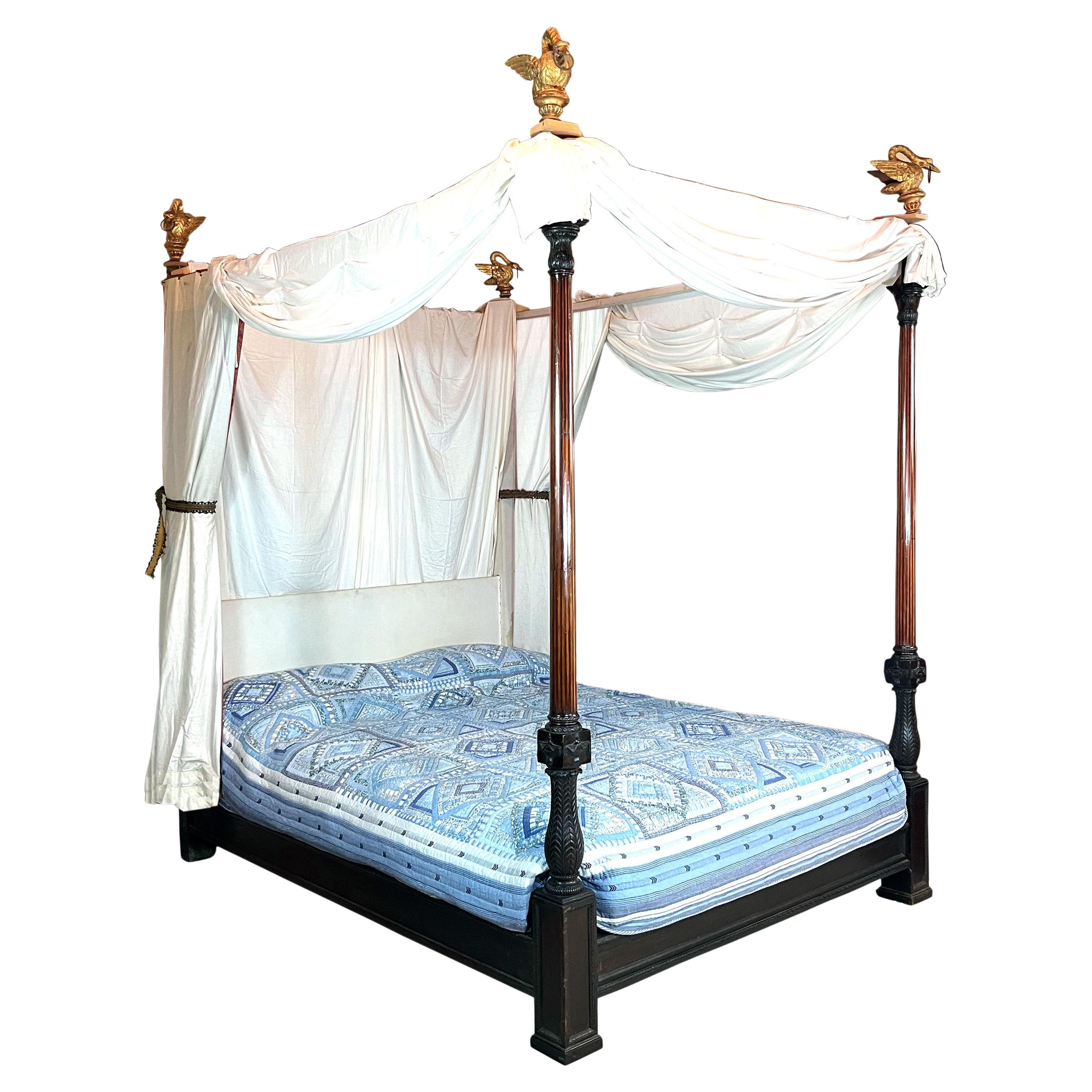 Antique Four Poster Bed