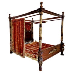 Antique Four Poster Canopy Bed