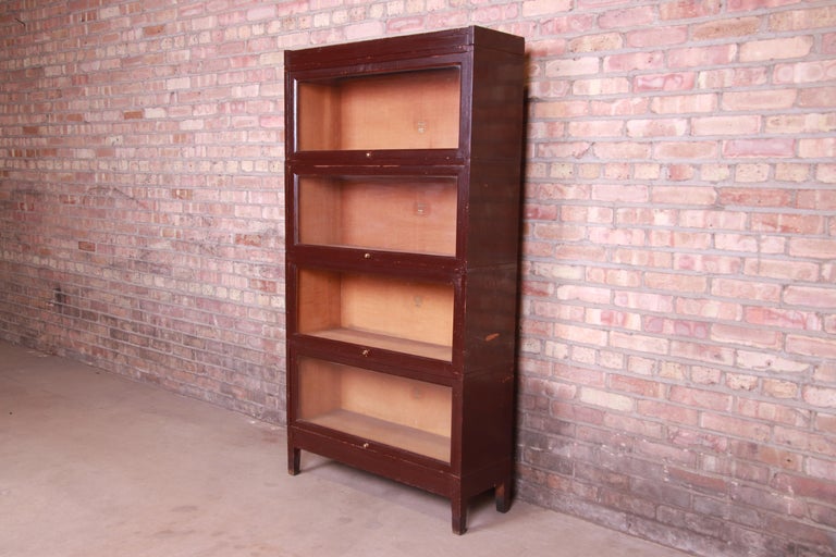 Antique FourStack Barrister Bookcase by Macey, Circa 1920s For Sale at 1stDibs macey