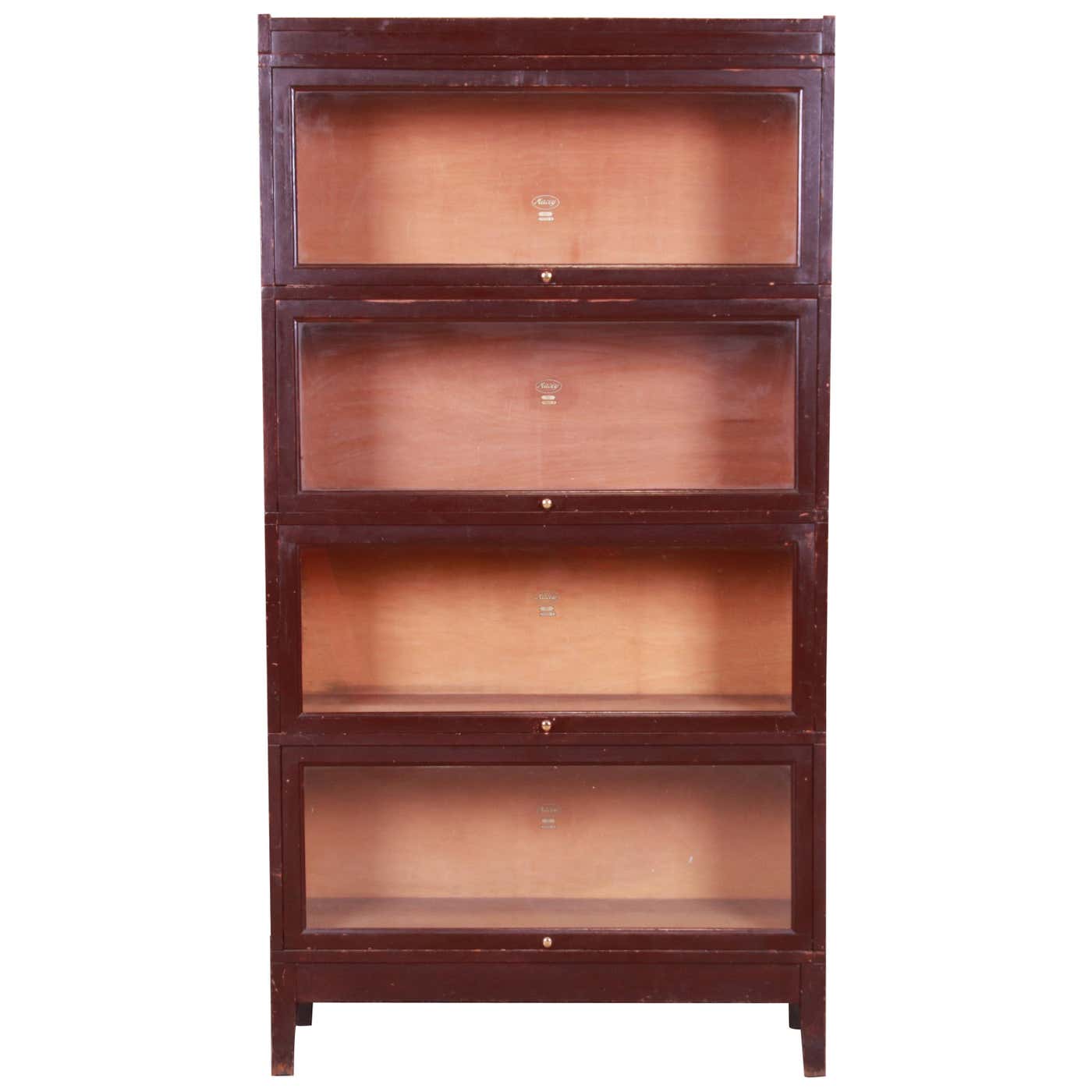 Antique FourStack Barrister Bookcase by Macey, Circa 1920s at 1stDibs