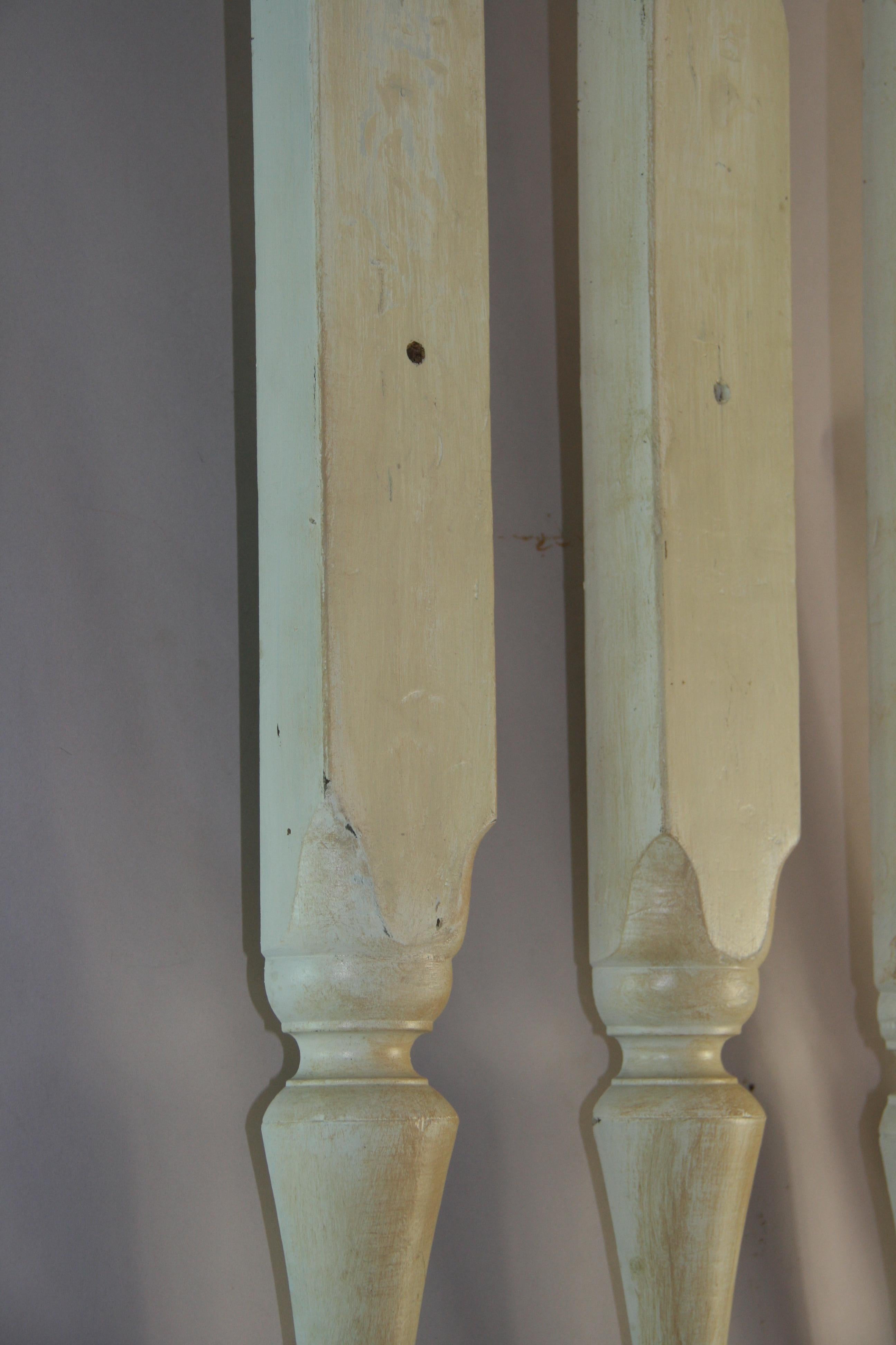 Antike   Vier gedreht  Wood Architektonische Elemente im Angebot 5