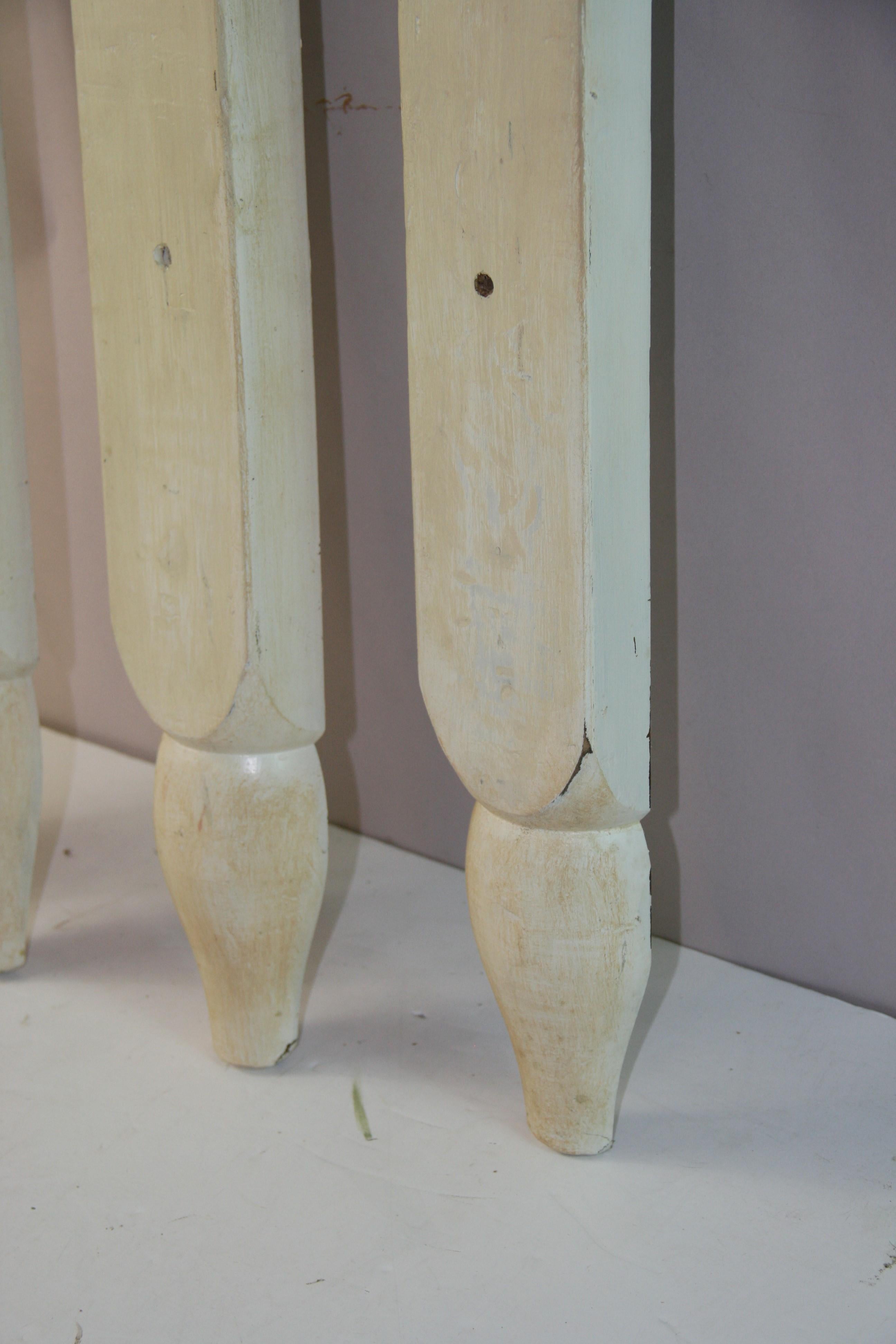 Antike   Vier gedreht  Wood Architektonische Elemente im Angebot 6