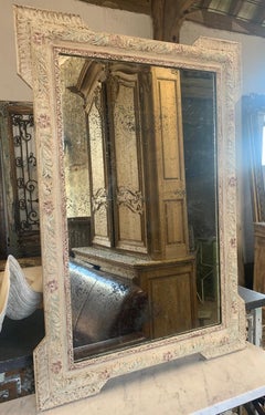 Antique Foxed Mirror