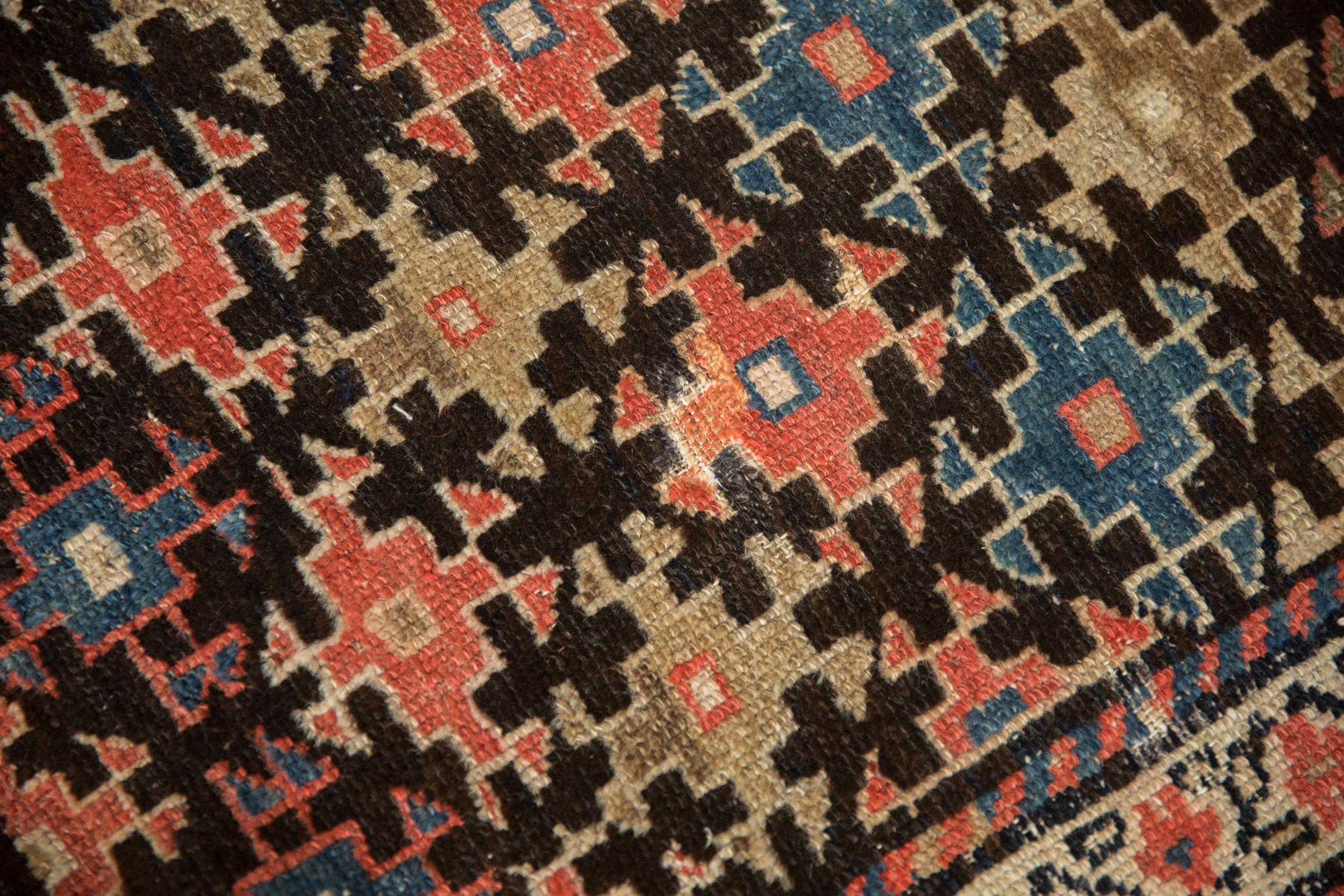 Antiker Kurdischer Malayer-Teppich-Läufer mit Fragment im Angebot 5