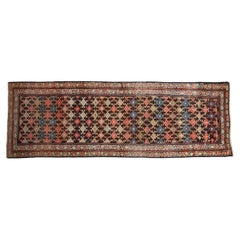 Antiker Kurdischer Malayer-Teppich-Läufer mit Fragment