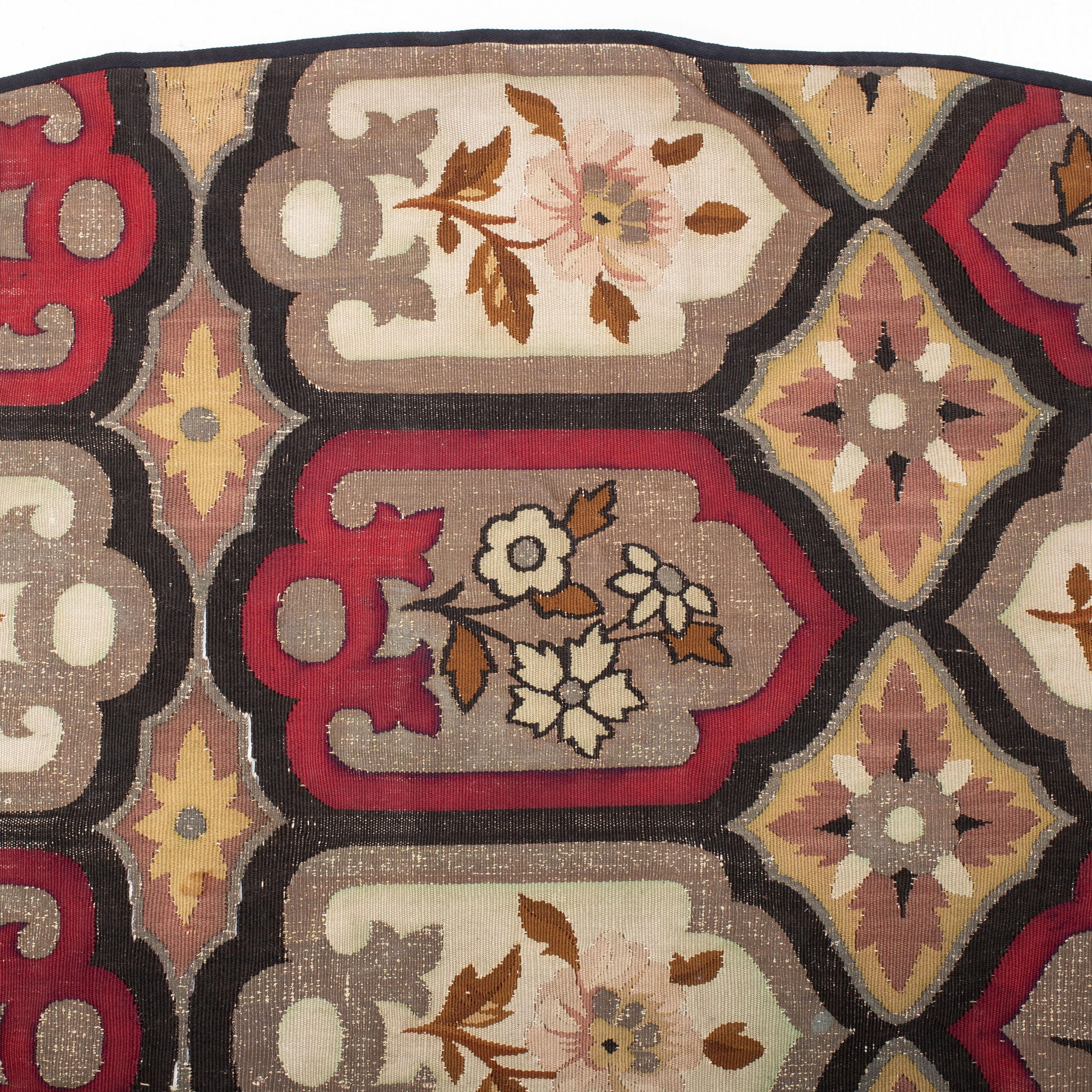 Hand-Woven Antique Fragment of  a French Tapestry,  Early 19th.C, France For Sale