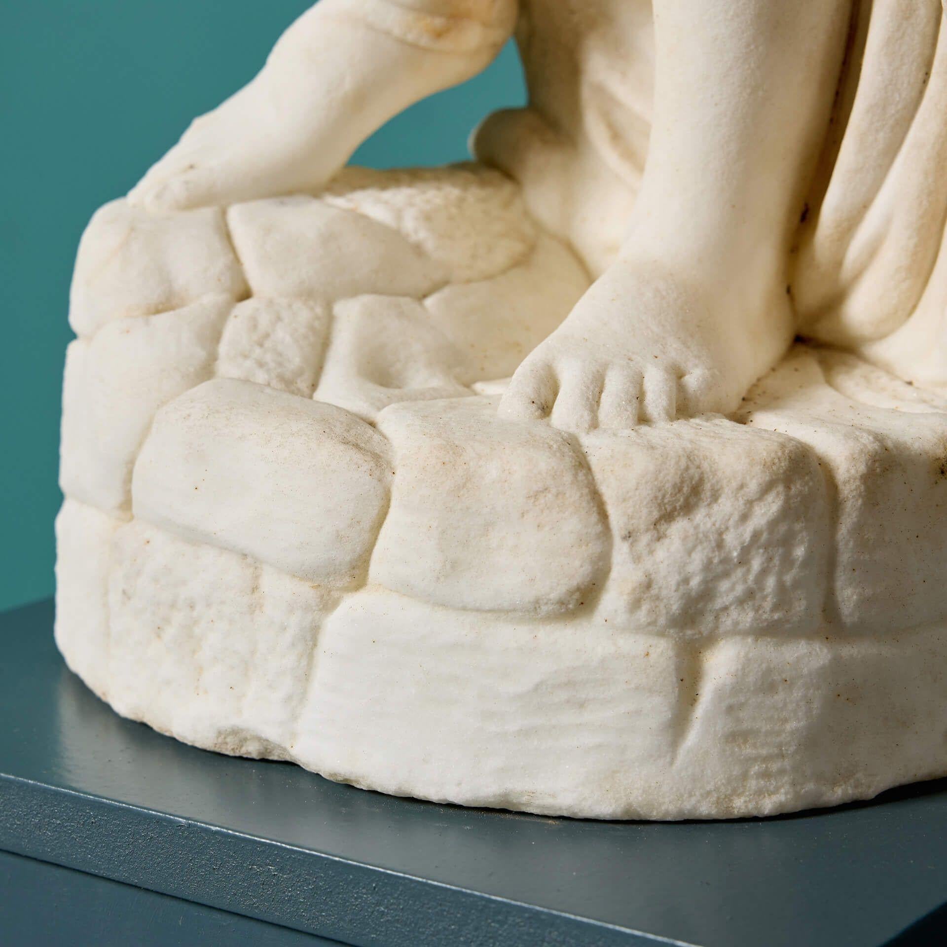 Italiano Scultura antica in marmo statuario frammentario in vendita