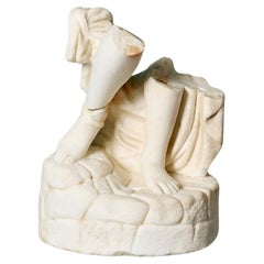 Antique Fragmentary Statuary Marble Sculpture
